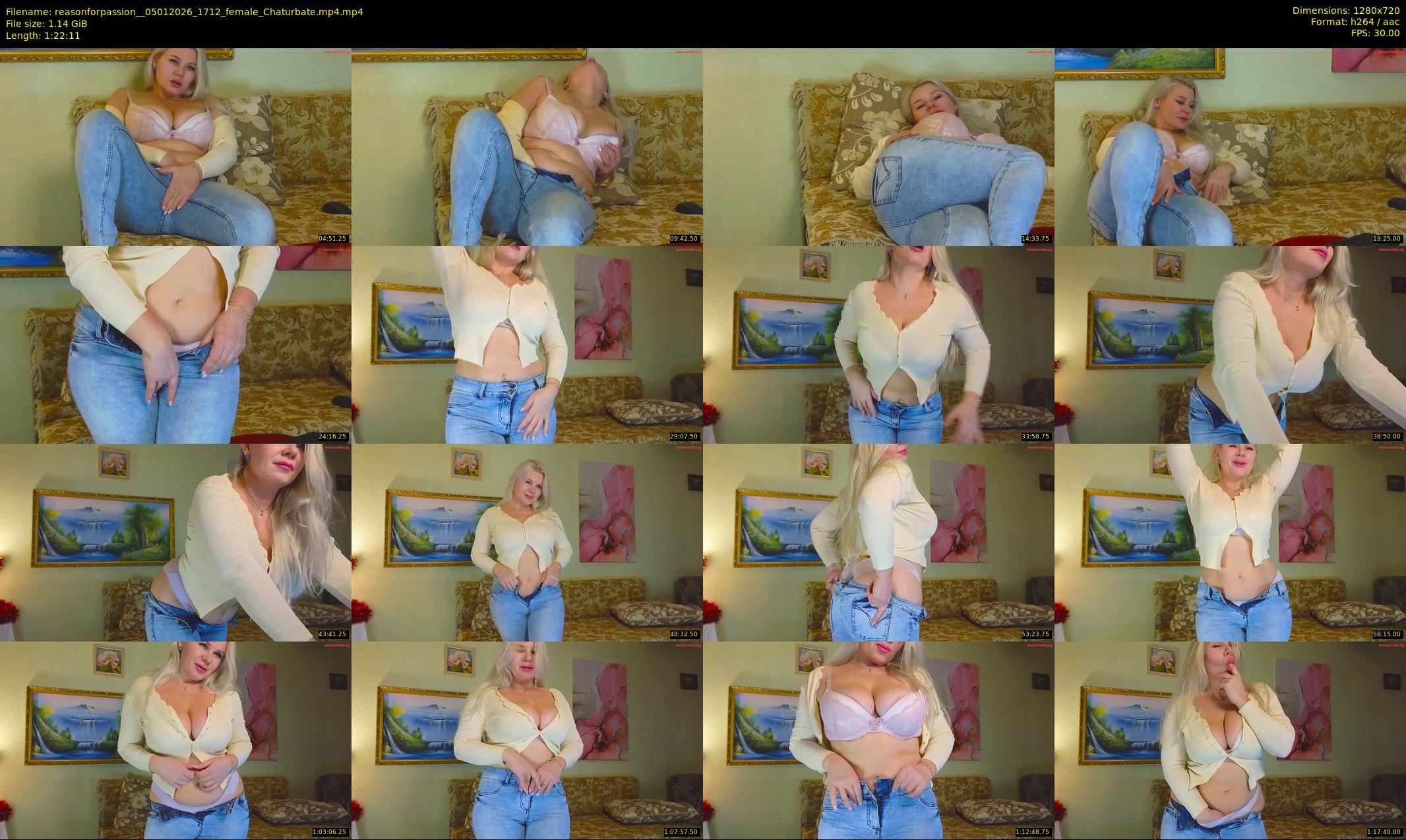 reasonforpassion_ — 83 minute Chaturbate female cam show recording, 720p, Jan 5, 2026