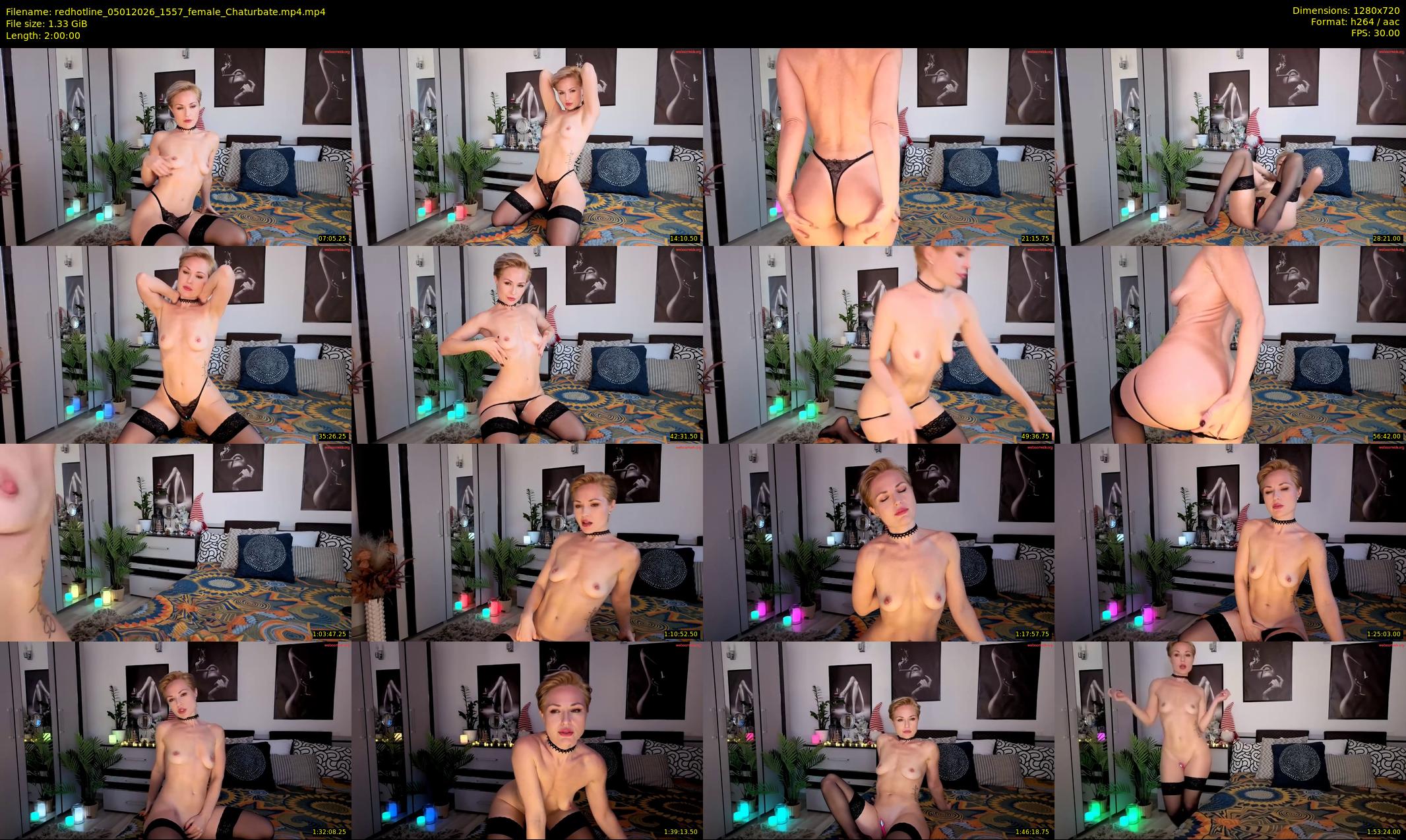 redhotline — 120 minute Chaturbate female cam show recording, 720p, Jan 5, 2026