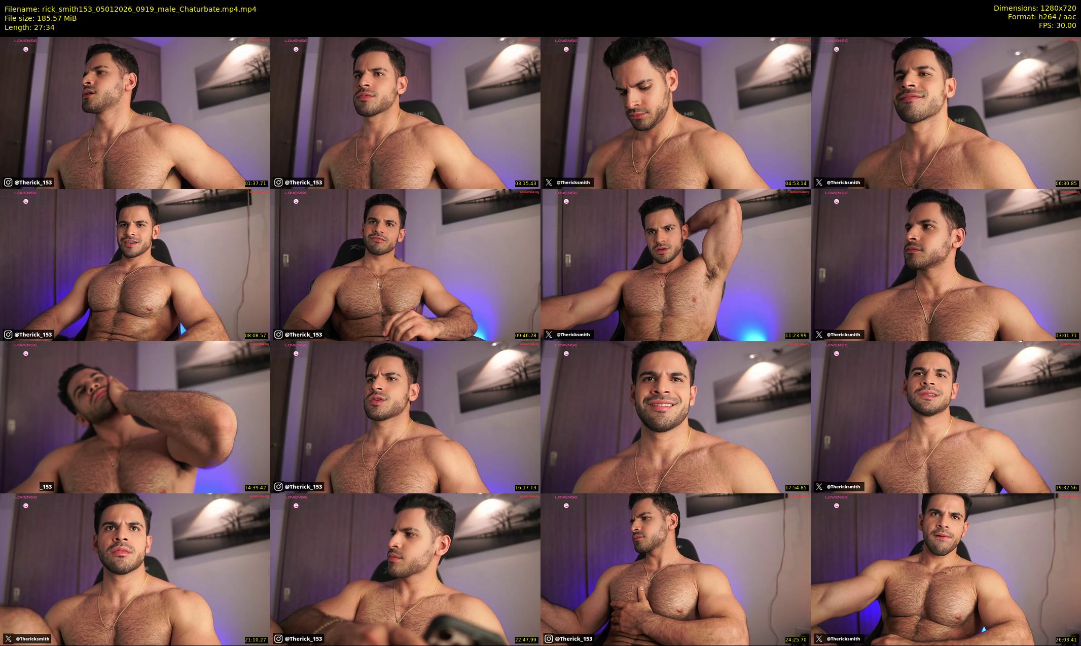 rick_smith153 — 28 minute Chaturbate male cam show recording, 720p, Jan 5, 2026