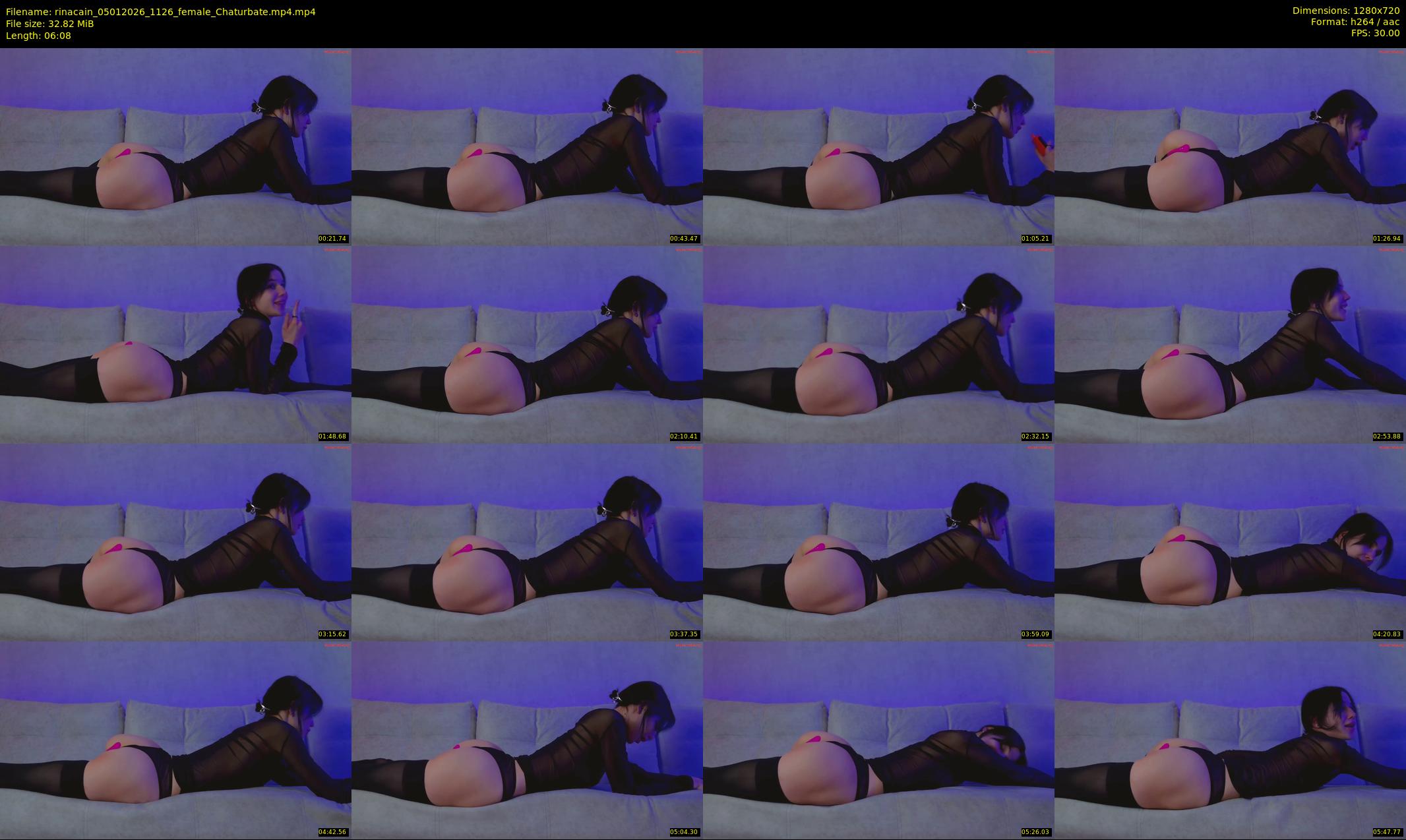 rinacain — 7 minute Chaturbate female cam show recording, 720p, Jan 5, 2026