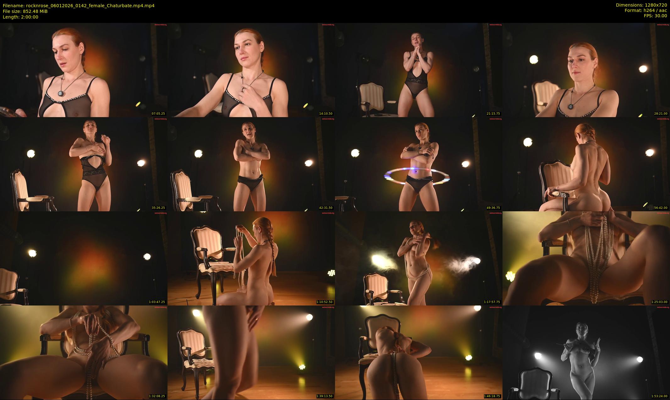 rocknrose — 120 minute Chaturbate female cam show recording, 720p, Jan 6, 2026