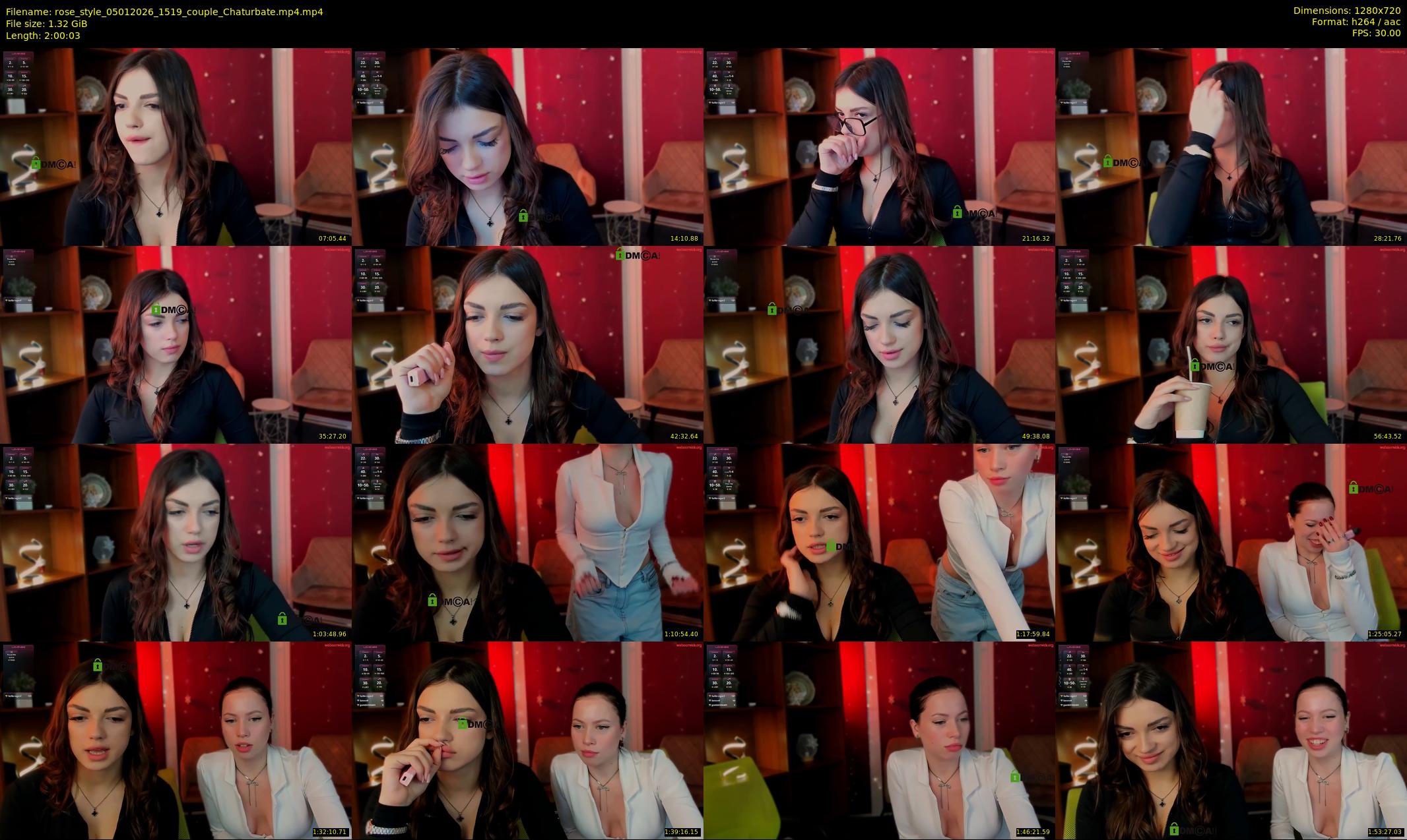rose_style — 121 minute Chaturbate couple cam show recording, 720p, Jan 5, 2026