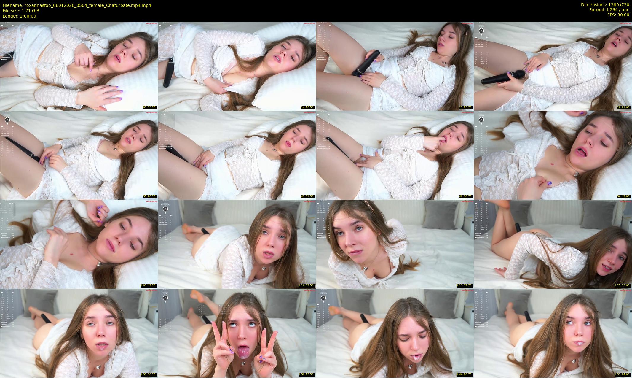 roxannastoo — 120 minute Chaturbate female cam show recording, 720p, Jan 6, 2026