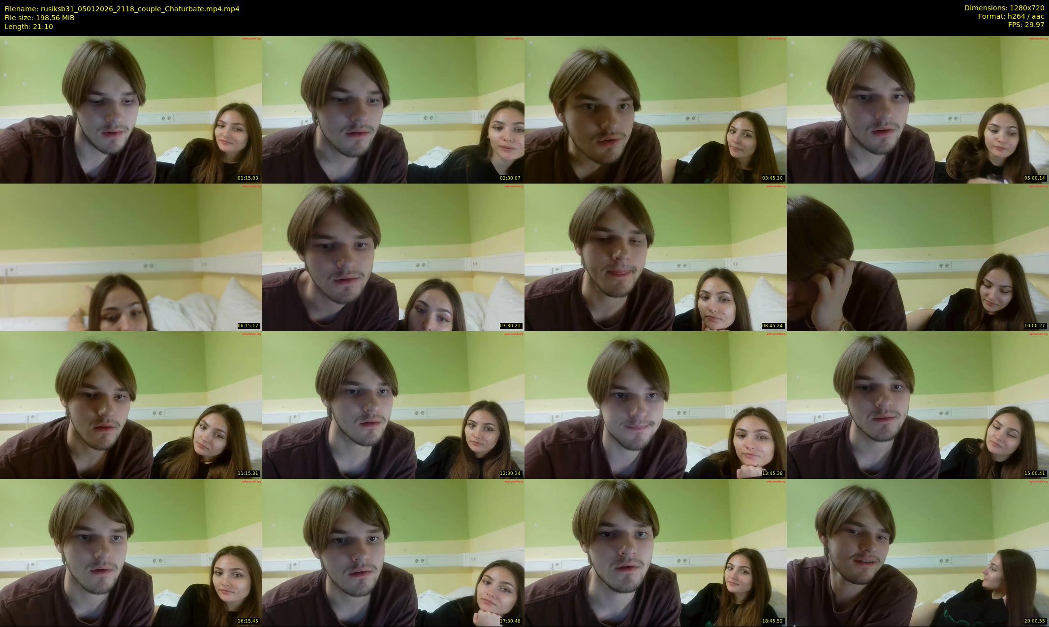 rusiksb31 — 22 minute Chaturbate couple cam show recording, 720p, Jan 5, 2026