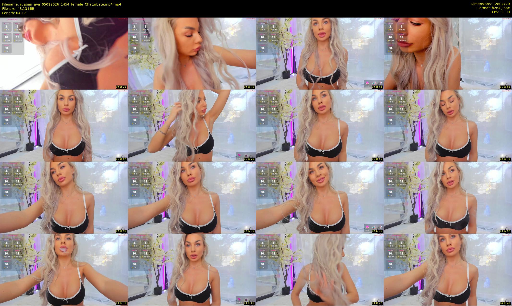 russian_ava — 5 minute Chaturbate female cam show recording, 720p, Jan 5, 2026