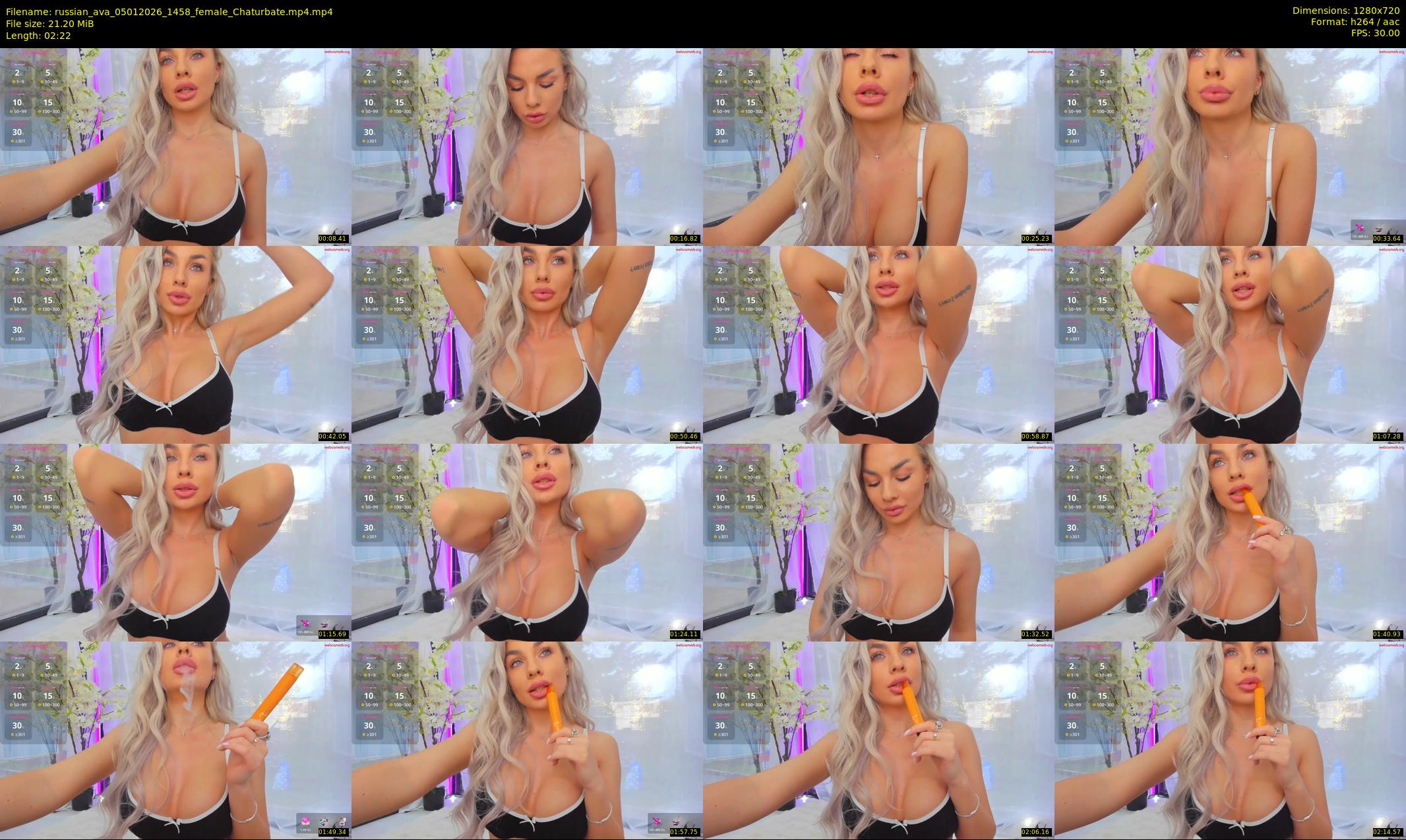 russian_ava — 3 minute Chaturbate female cam show recording, 720p, Jan 5, 2026