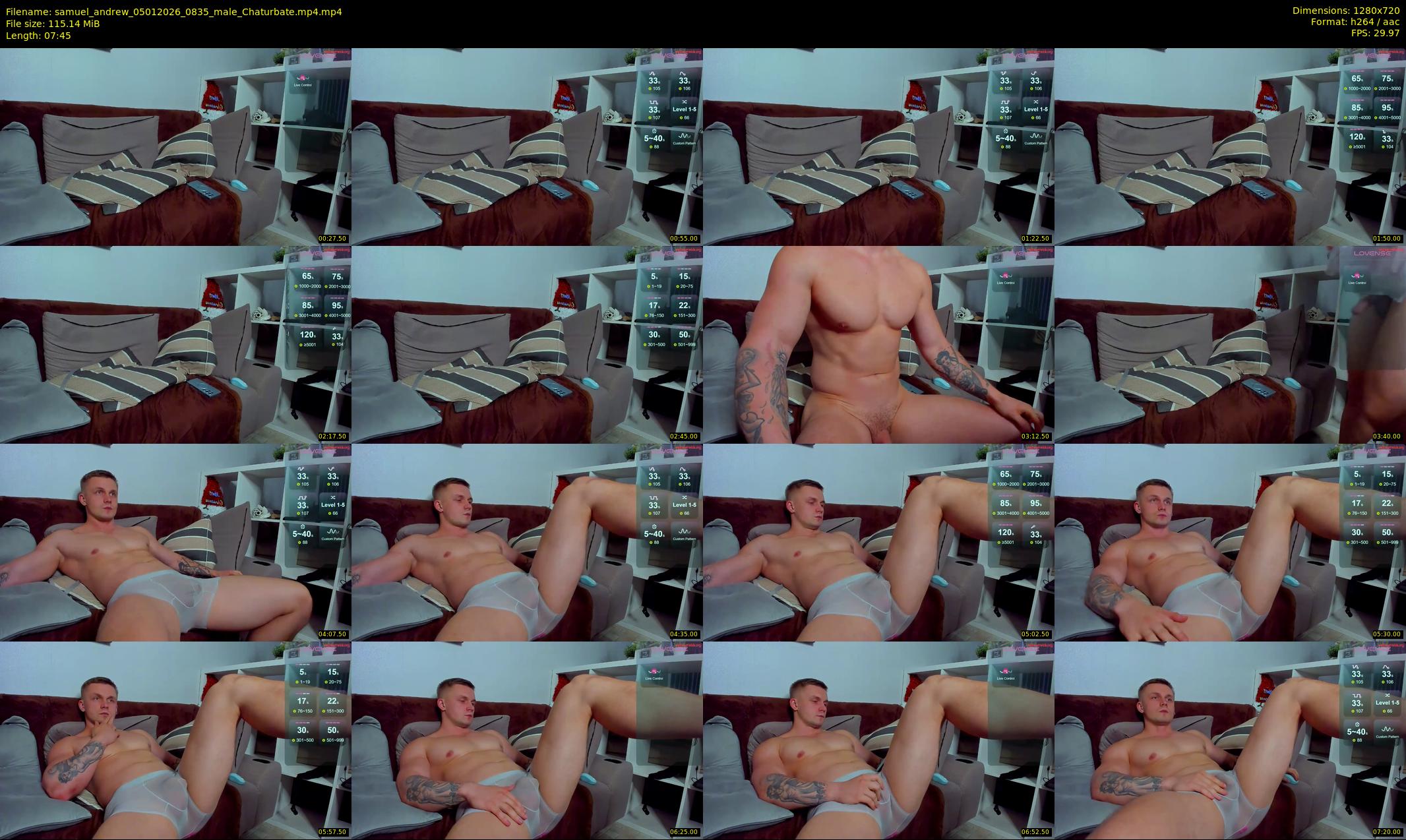 samuel_andrew — 8 minute Chaturbate male cam show recording, 720p, Jan 5, 2026