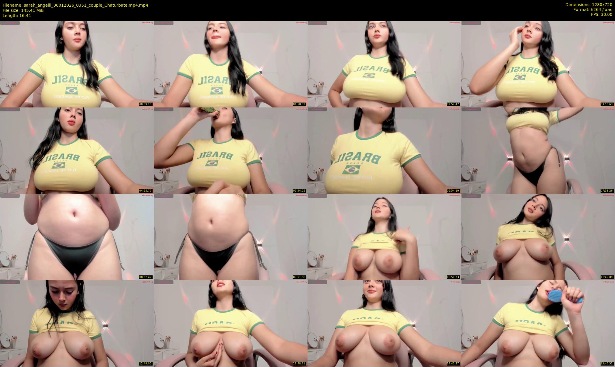 sarah_angelll — 17 minute Chaturbate female cam show recording, 720p, Jan 6, 2026
