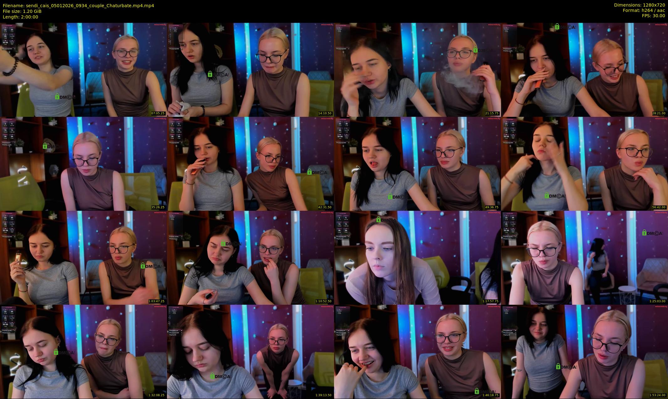 sendi_cais — 120 minute Chaturbate female cam show recording, 720p, Jan 5, 2026