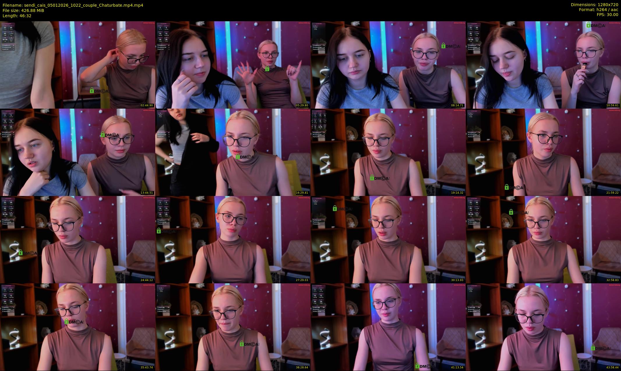 sendi_cais — 47 minute Chaturbate female cam show recording, 720p, Jan 5, 2026