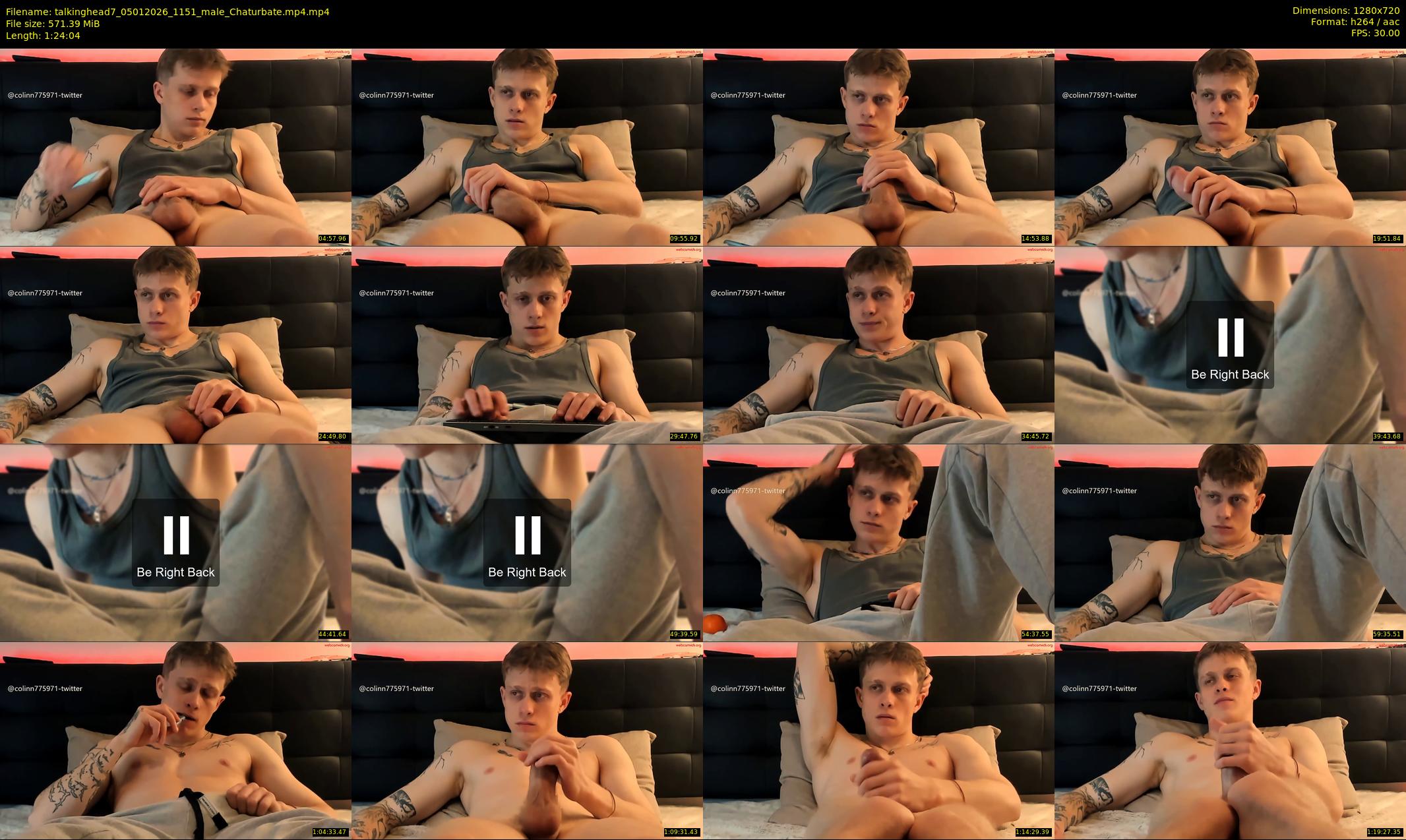 talkinghead7 — 85 minute Chaturbate male cam show recording, 720p, Jan 5, 2026