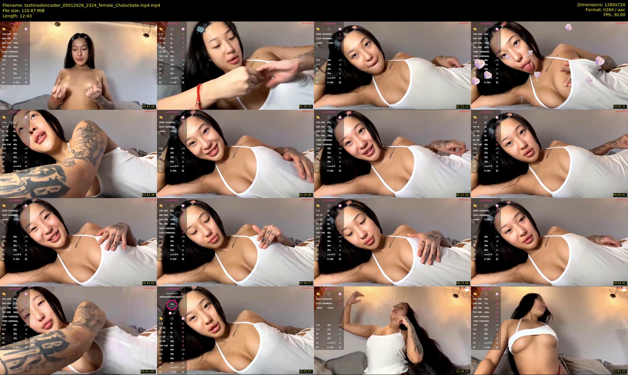 tashinadoncaster — 13 minute Chaturbate female cam show recording, 720p, Jan 5, 2026