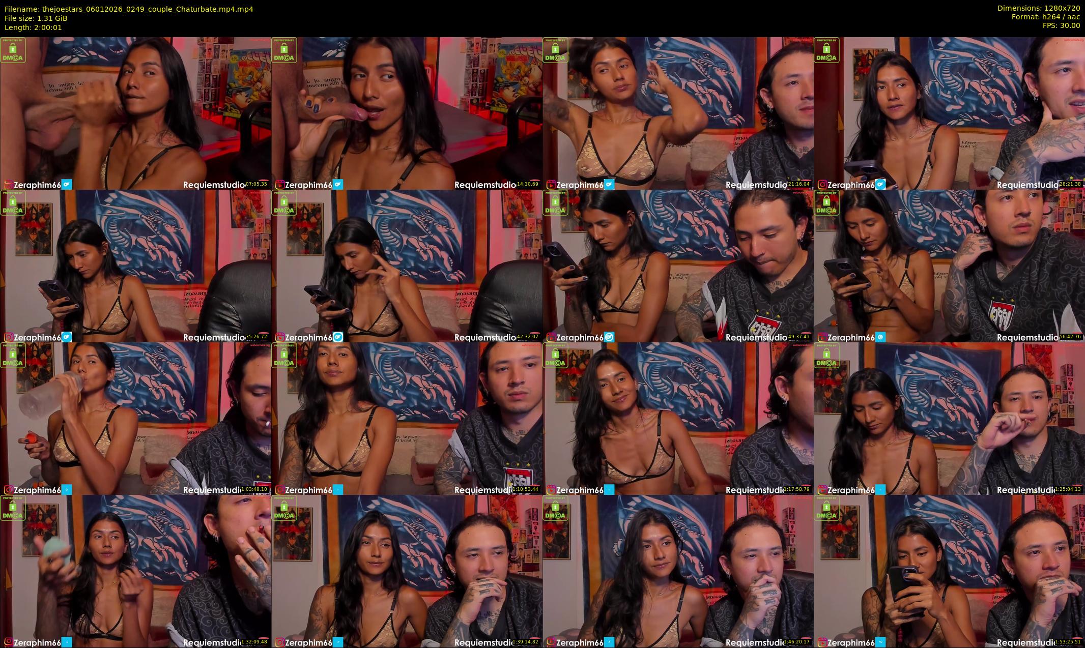 thejoestars — 121 minute Chaturbate couple cam show recording, 720p, Jan 6, 2026