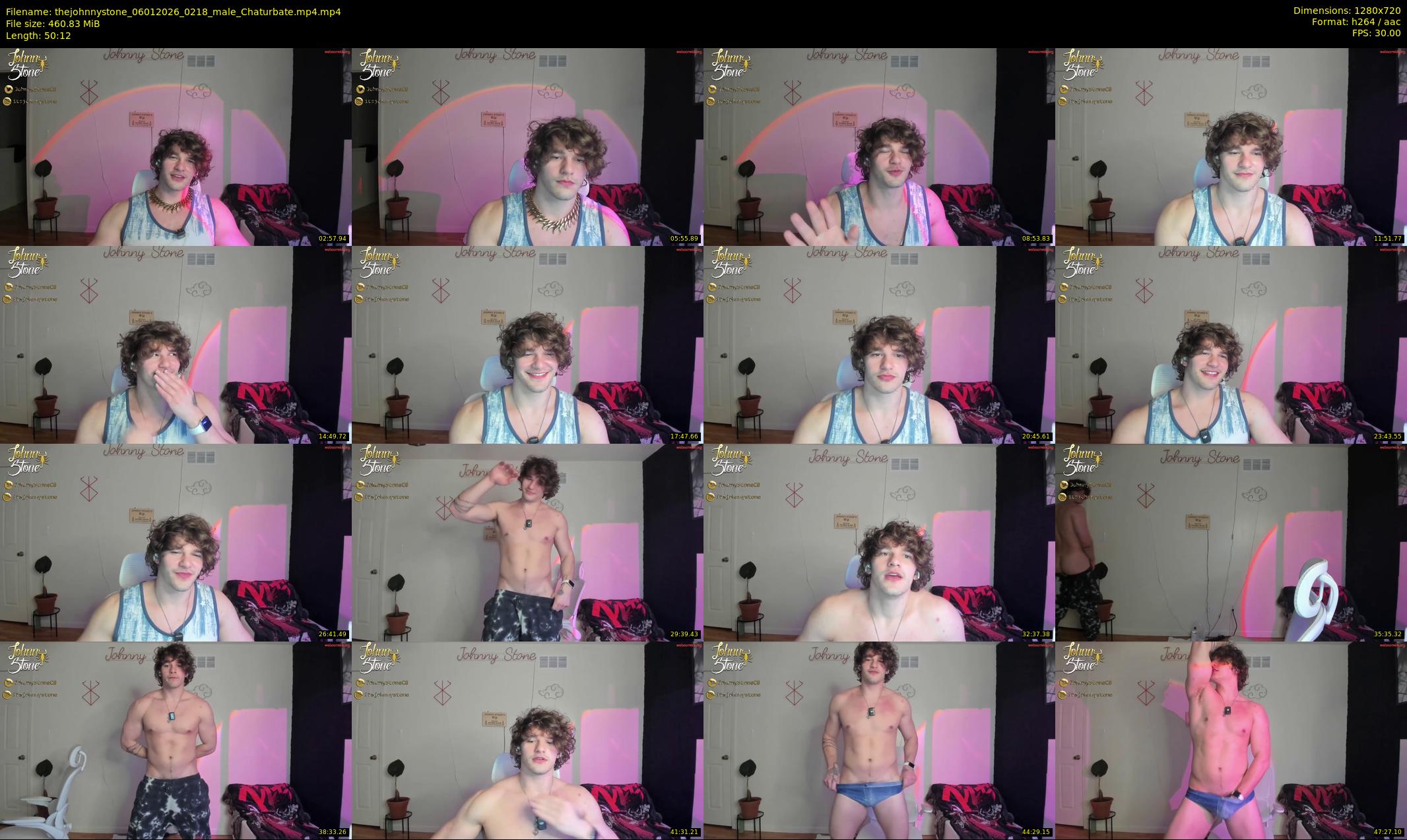 thejohnnystone — 51 minute Chaturbate male cam show recording, 720p, Jan 6, 2026