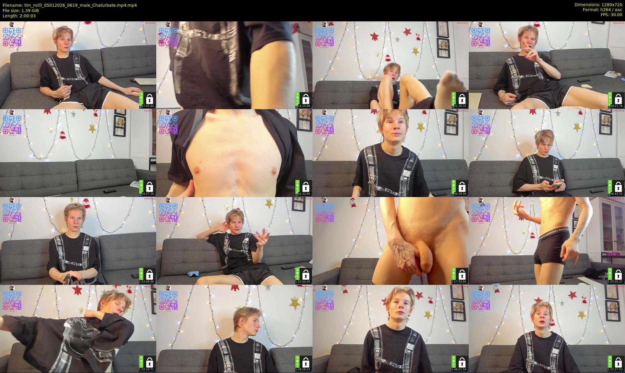 tim_milll — 121 minute Chaturbate male cam show recording, 720p, Jan 5, 2026