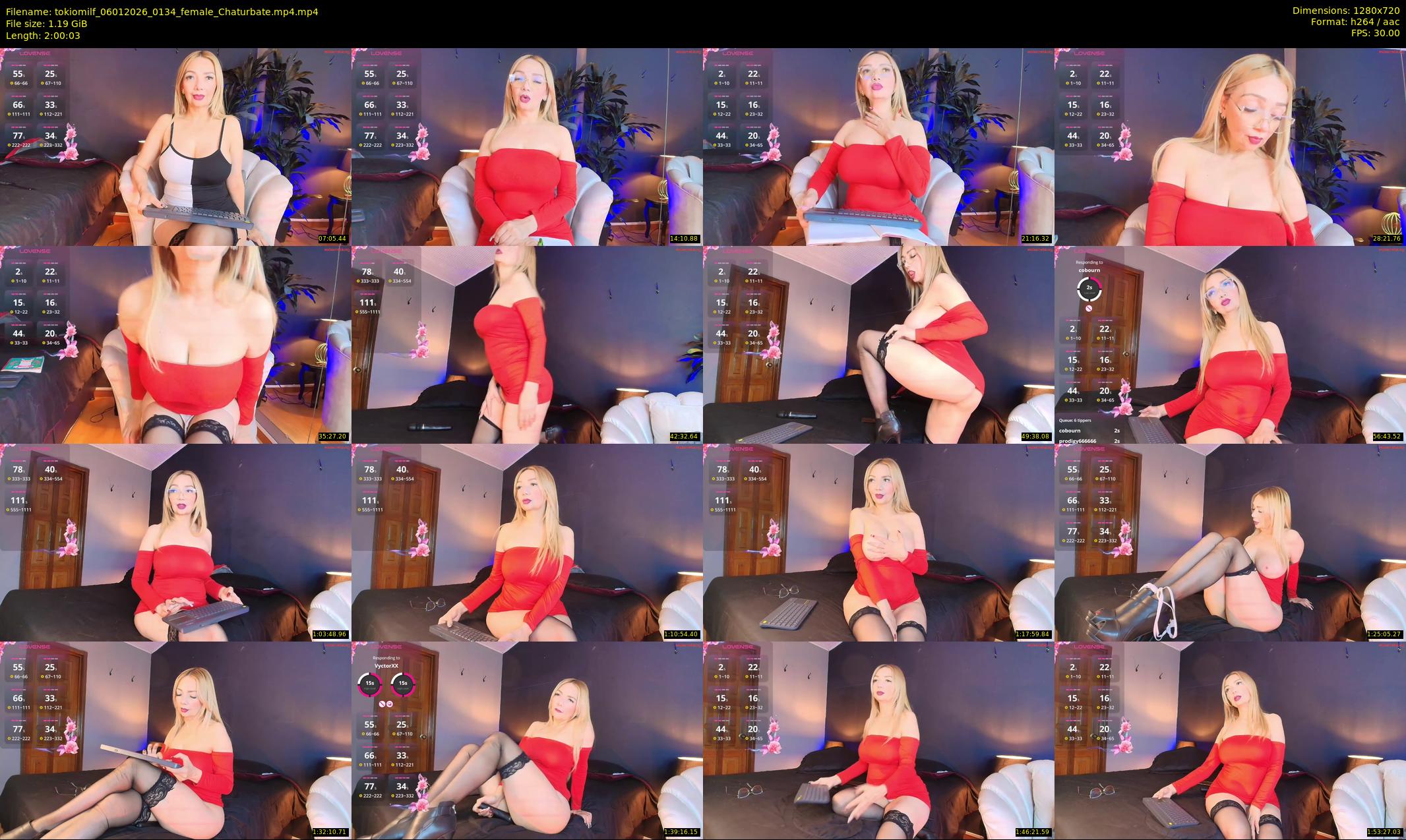 tokiomilf — 121 minute Chaturbate female cam show recording, 720p, Jan 6, 2026