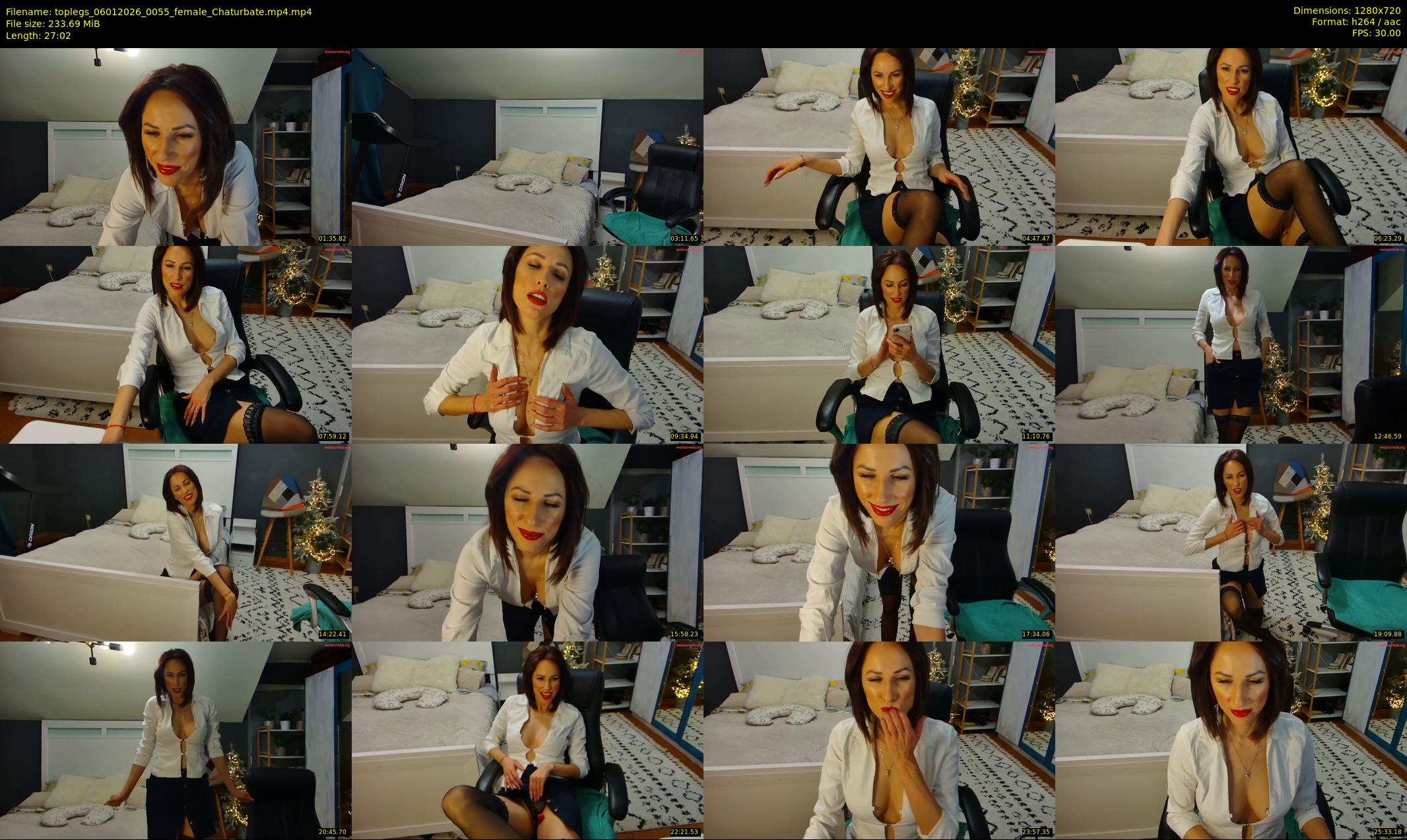 toplegs — 28 minute Chaturbate female cam show recording, 720p, Jan 6, 2026