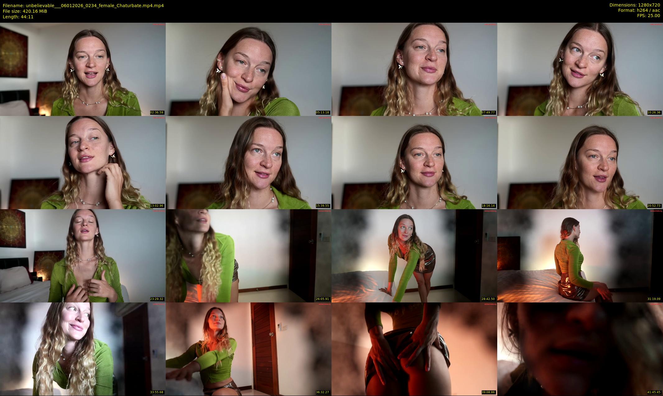 unbelievable__ — 45 minute Chaturbate female cam show recording, 720p, Jan 6, 2026