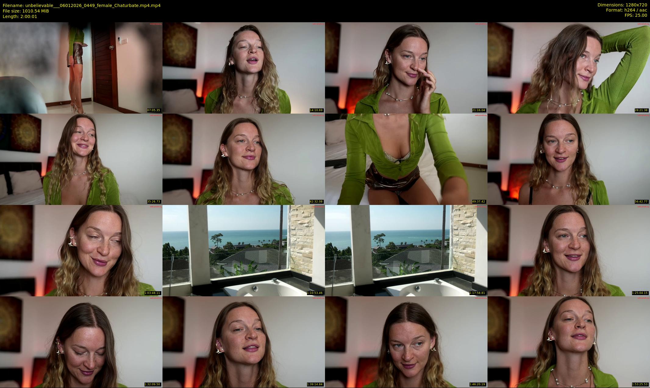 unbelievable__ — 121 minute Chaturbate female cam show recording, 720p, Jan 6, 2026