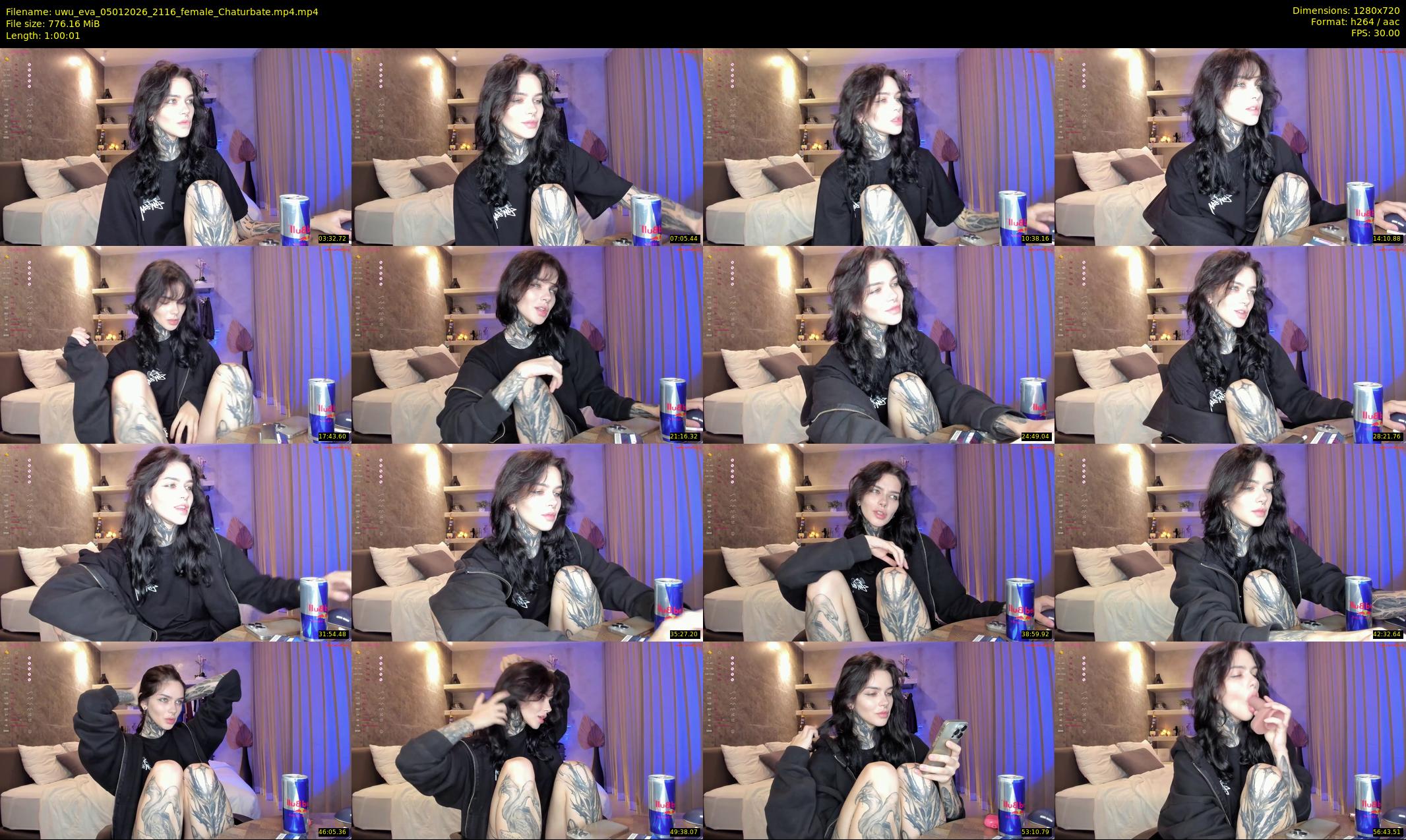 uwu_eva — 61 minute Chaturbate female cam show recording, 720p, Jan 5, 2026