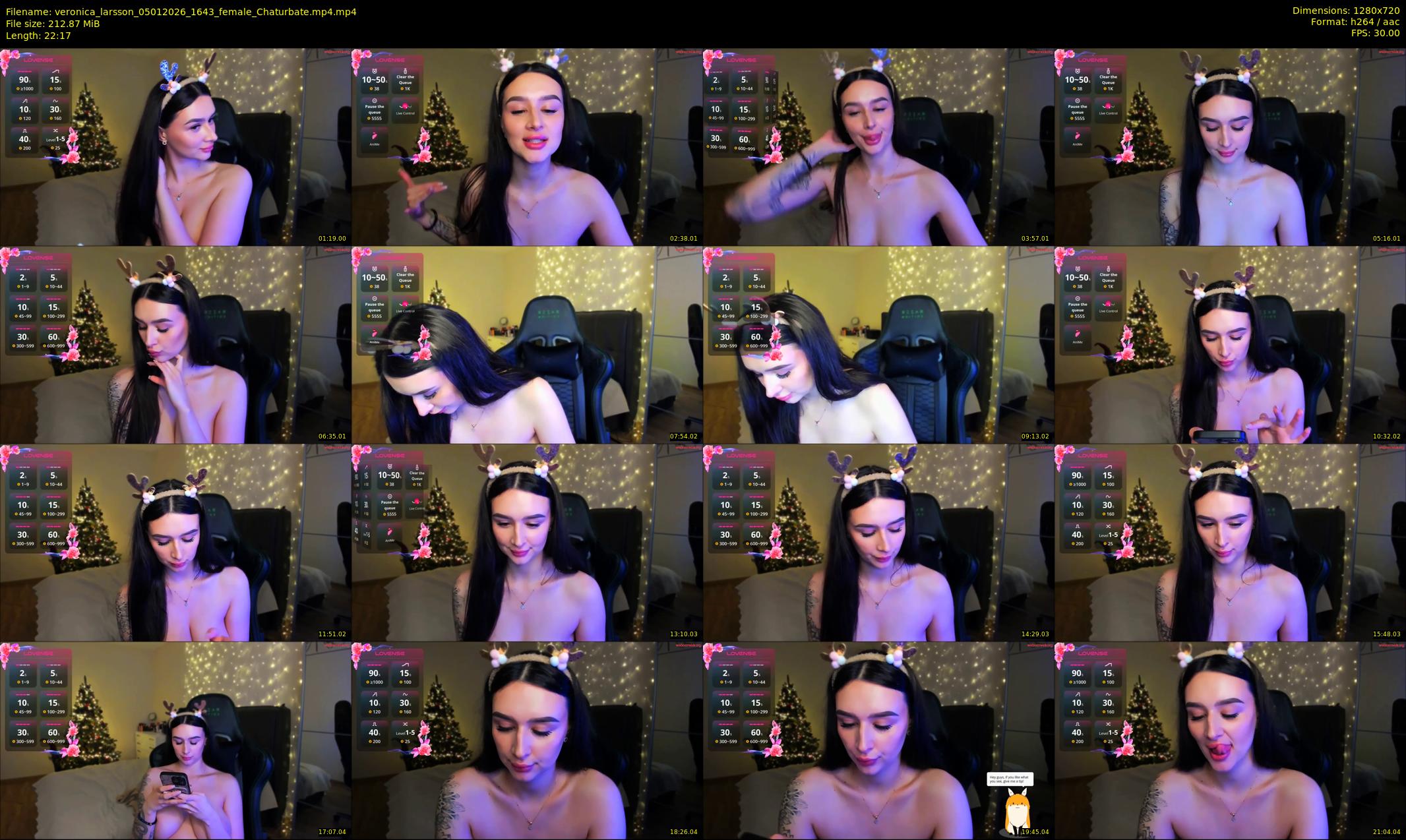 veronica_larsson — 23 minute Chaturbate female cam show recording, 720p, Jan 5, 2026