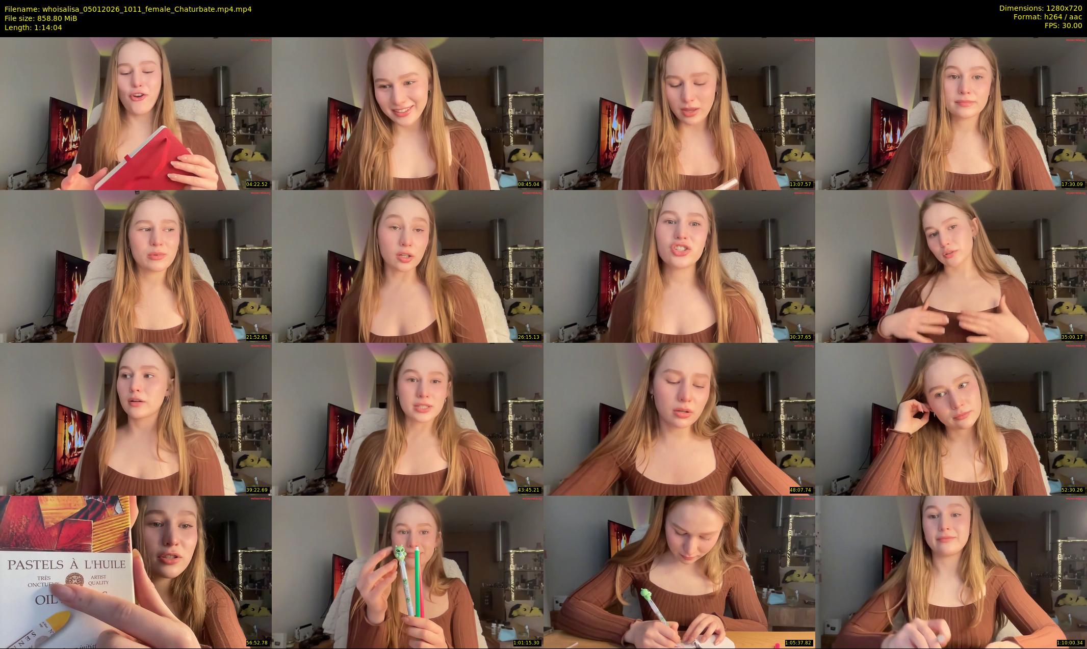 whoisalisa — 75 minute Chaturbate female cam show recording, 720p, Jan 5, 2026