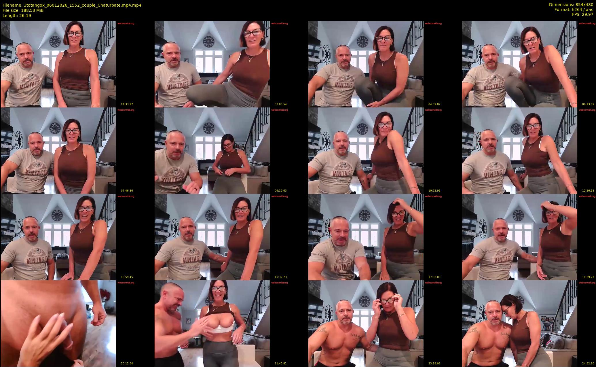 3totangox — 27 minute Chaturbate couple cam show recording, 480p, Jan 6, 2026