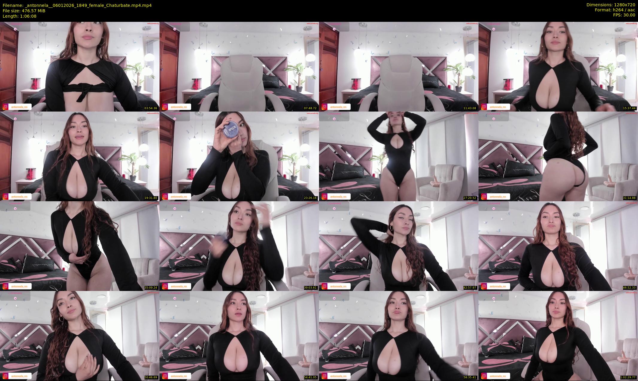 _antonnela_ — 67 minute Chaturbate female cam show recording, 720p, Jan 6, 2026