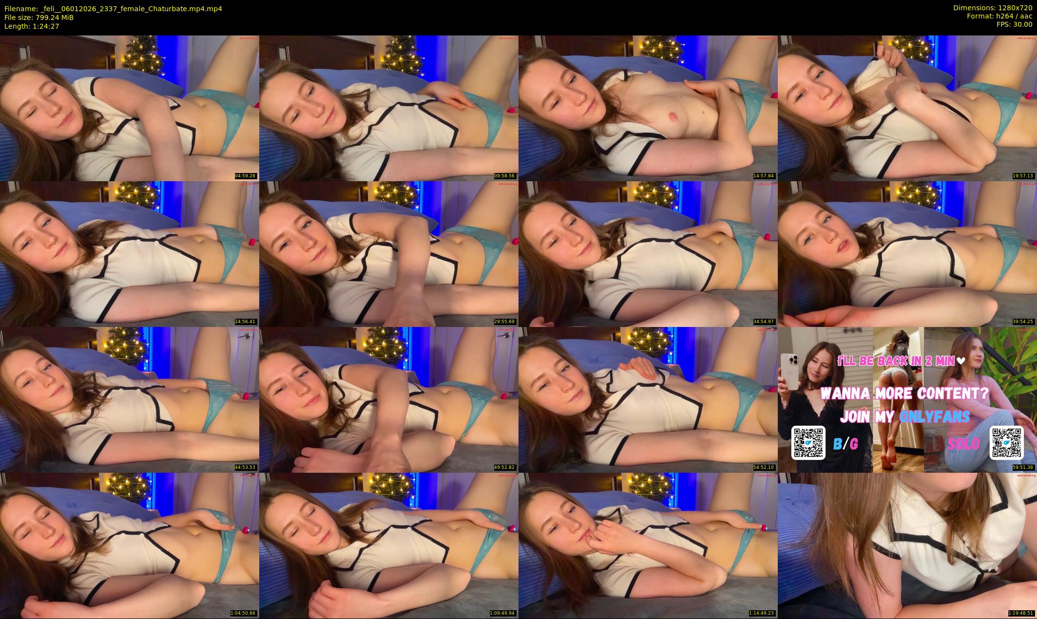 _feli_ — 85 minute Chaturbate female cam show recording, 720p, Jan 6, 2026