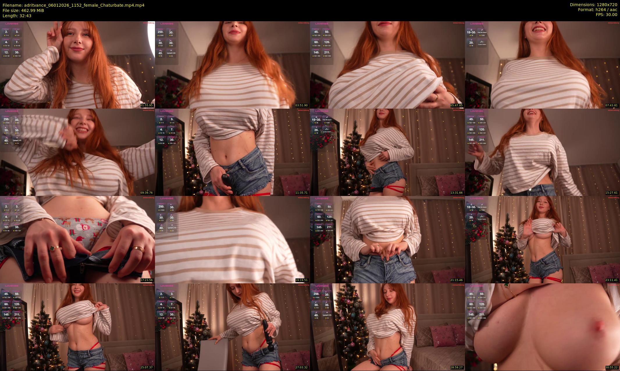 adritvance — 33 minute Chaturbate female cam show recording, 720p, Jan 6, 2026