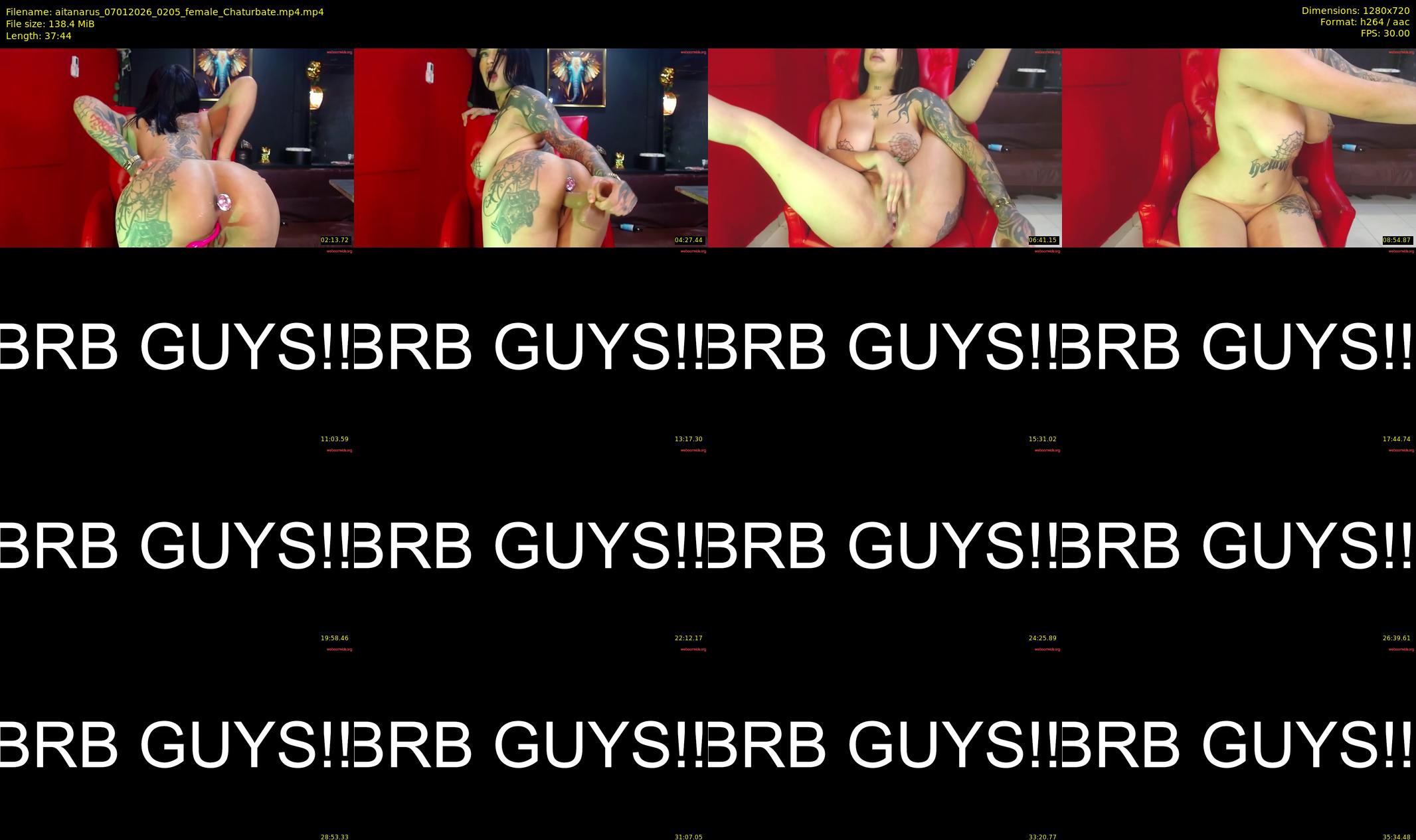 aitanarus — 38 minute Chaturbate female cam show recording, 720p, Jan 7, 2026