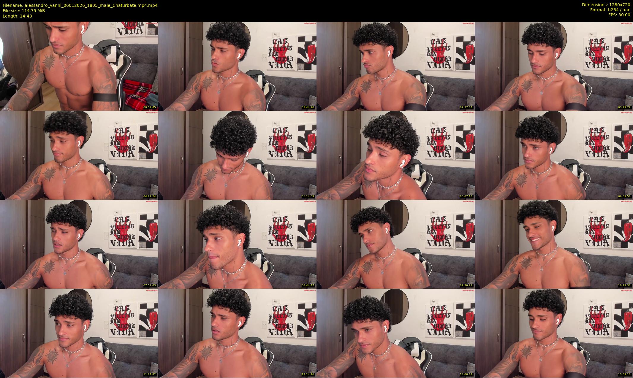 alessandro_vanni — 15 minute Chaturbate male cam show recording, 720p, Jan 6, 2026