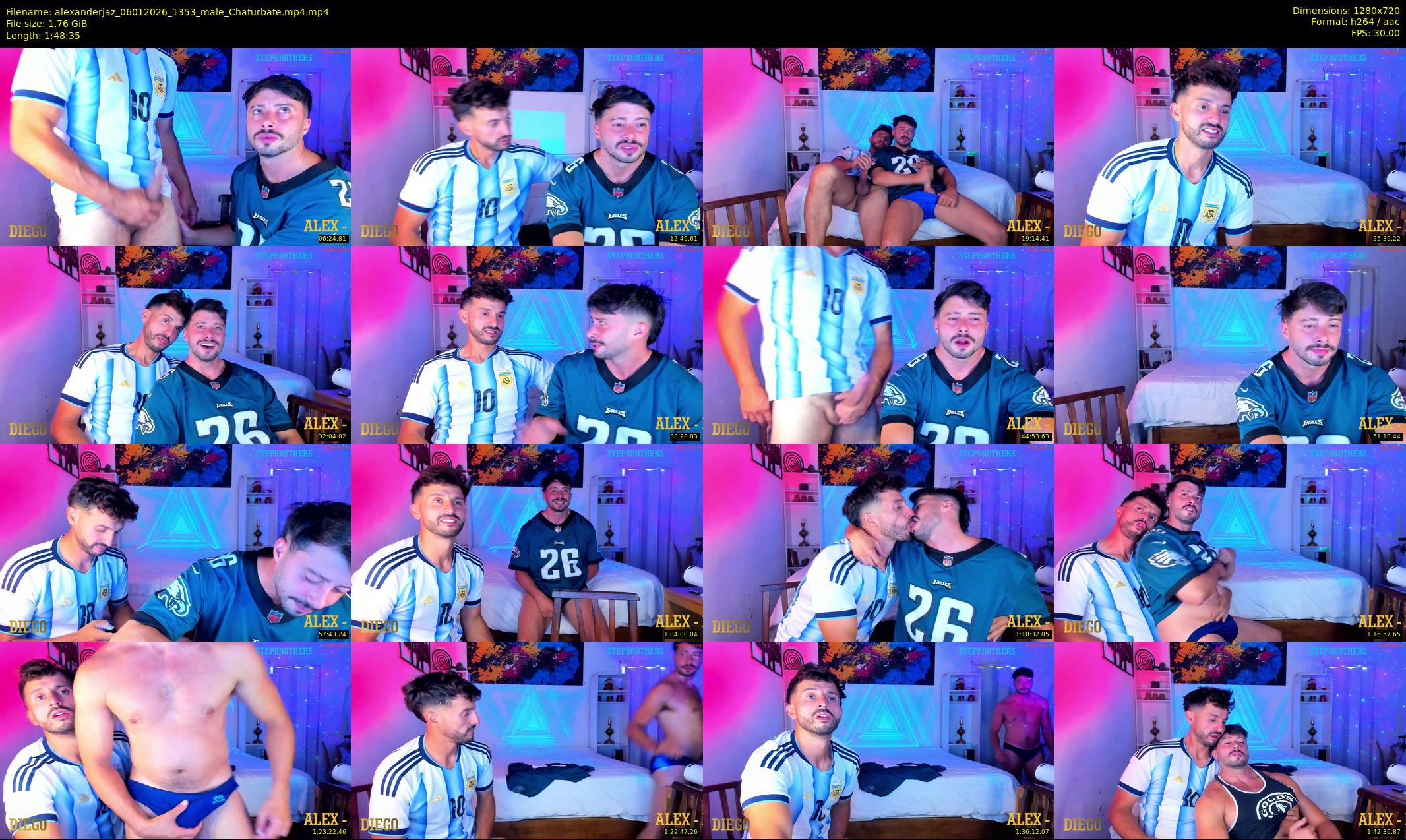 alexanderjaz — 109 minute Chaturbate male cam show recording, 720p, Jan 6, 2026