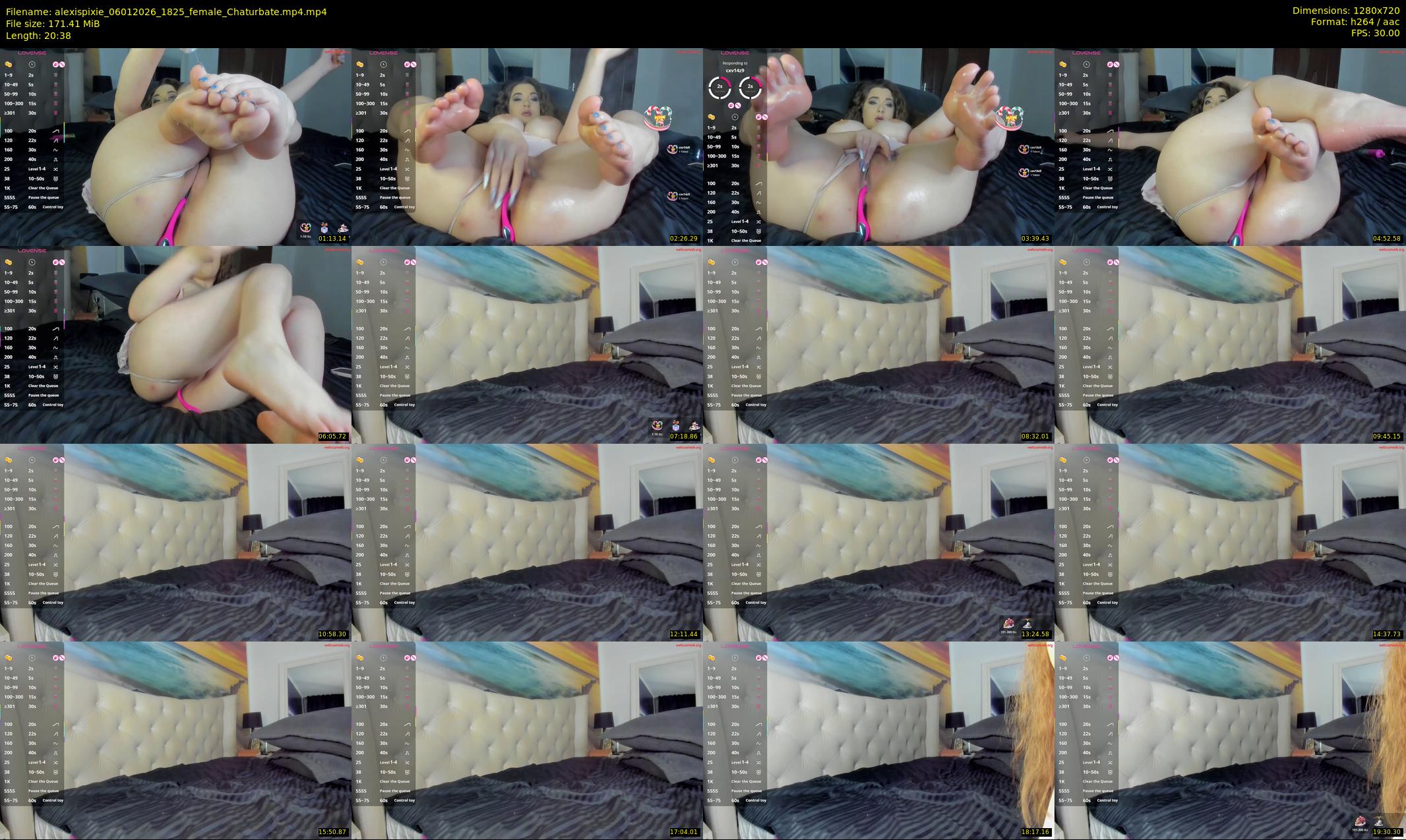 alexispixie — 21 minute Chaturbate female cam show recording, 720p, Jan 6, 2026