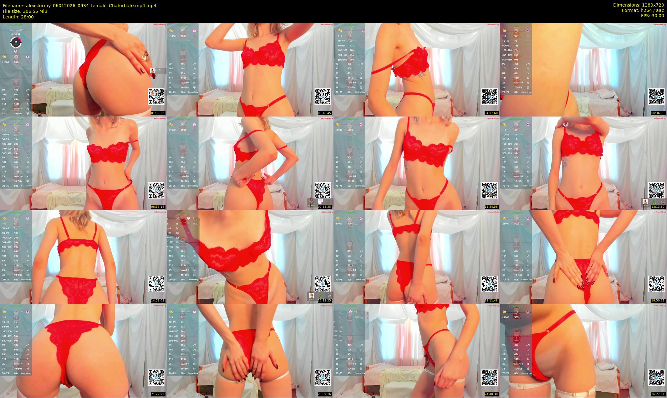 alexstormy — 28 minute Chaturbate female cam show recording, 720p, Jan 6, 2026