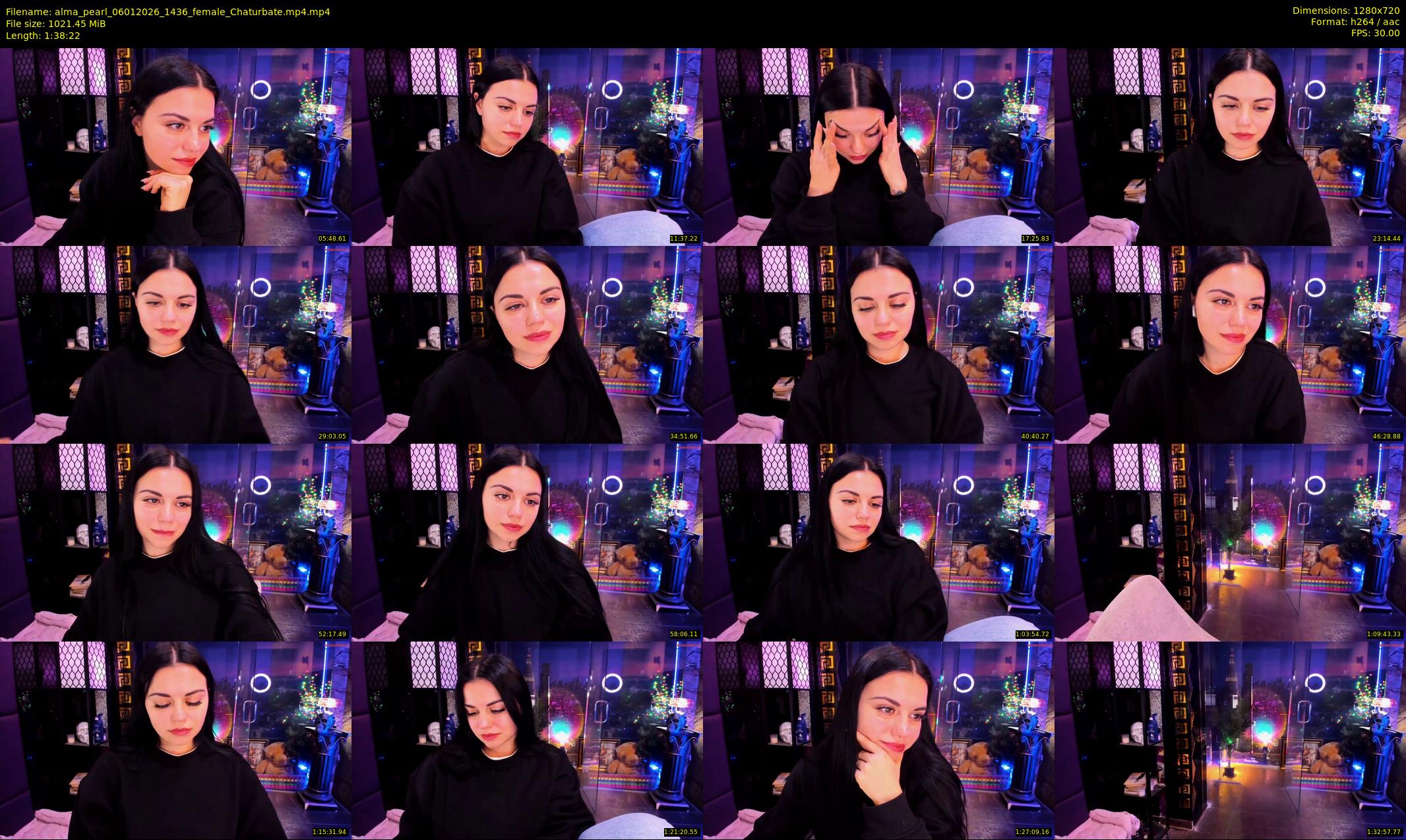 alma_pearl — 99 minute Chaturbate female cam show recording, 720p, Jan 6, 2026