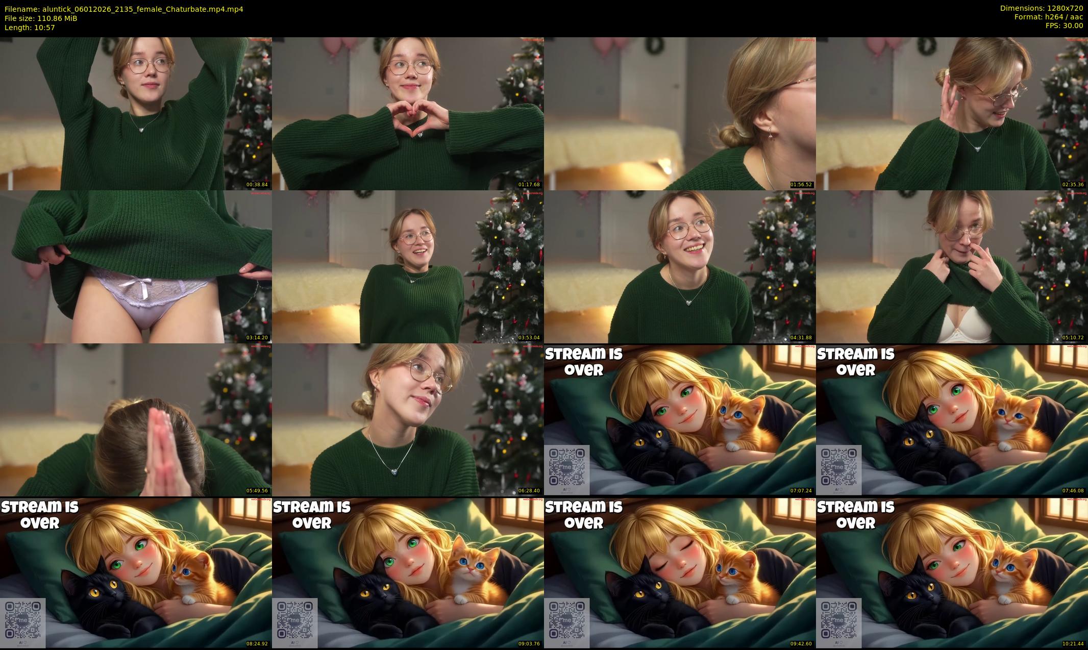 aluntick — 11 minute Chaturbate female cam show recording, 720p, Jan 6, 2026