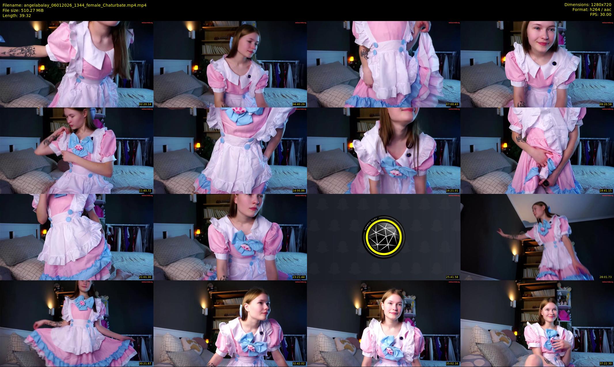 angelabalay — 40 minute Chaturbate female cam show recording, 720p, Jan 6, 2026