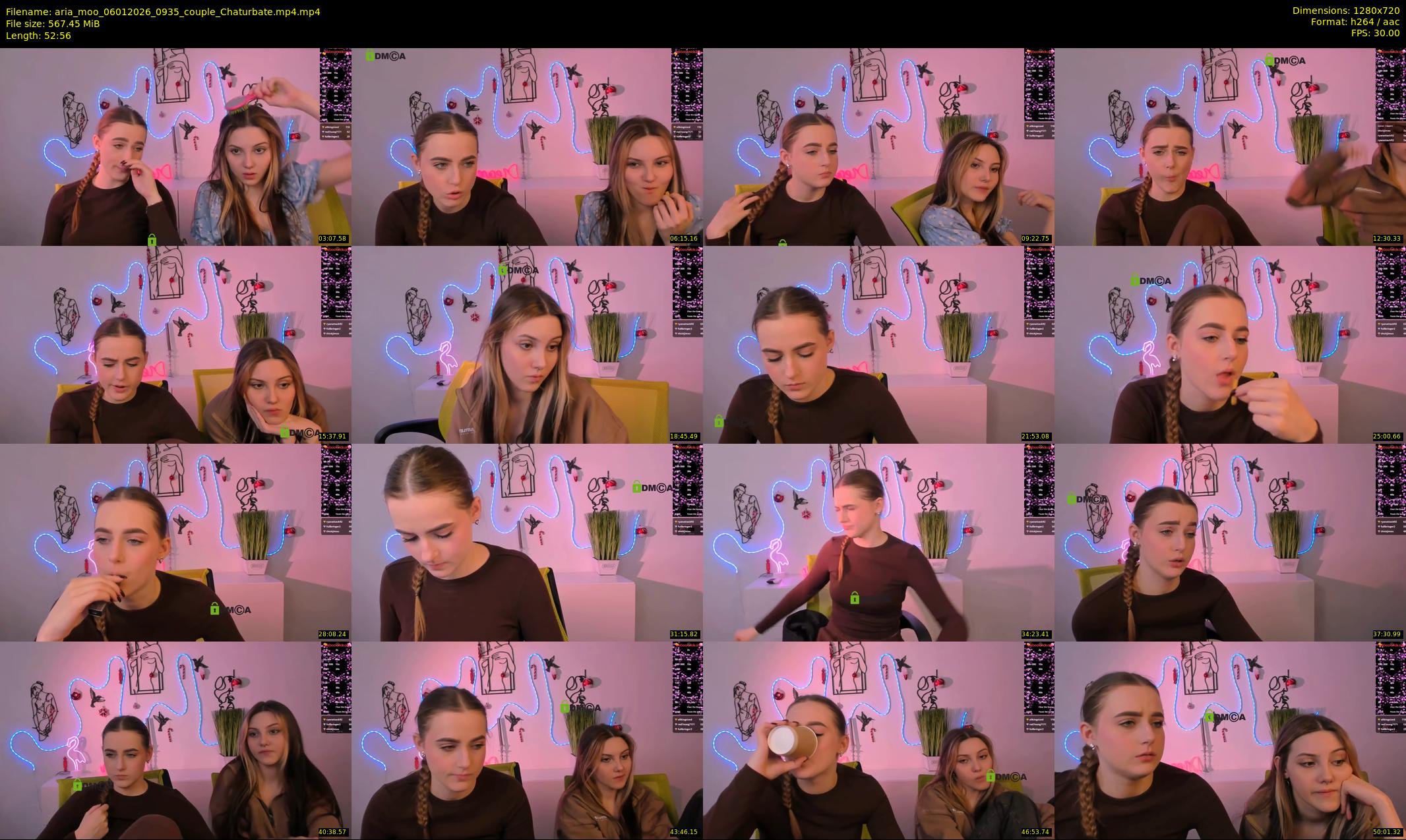 aria_moo — 53 minute Chaturbate couple cam show recording, 720p, Jan 6, 2026