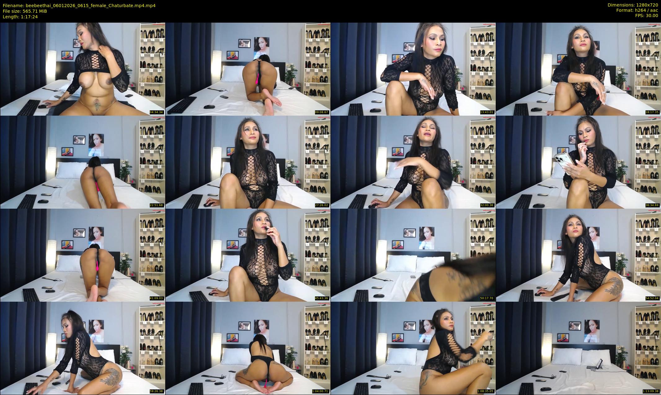 beebeethai — 78 minute Chaturbate female cam show recording, 720p, Jan 6, 2026