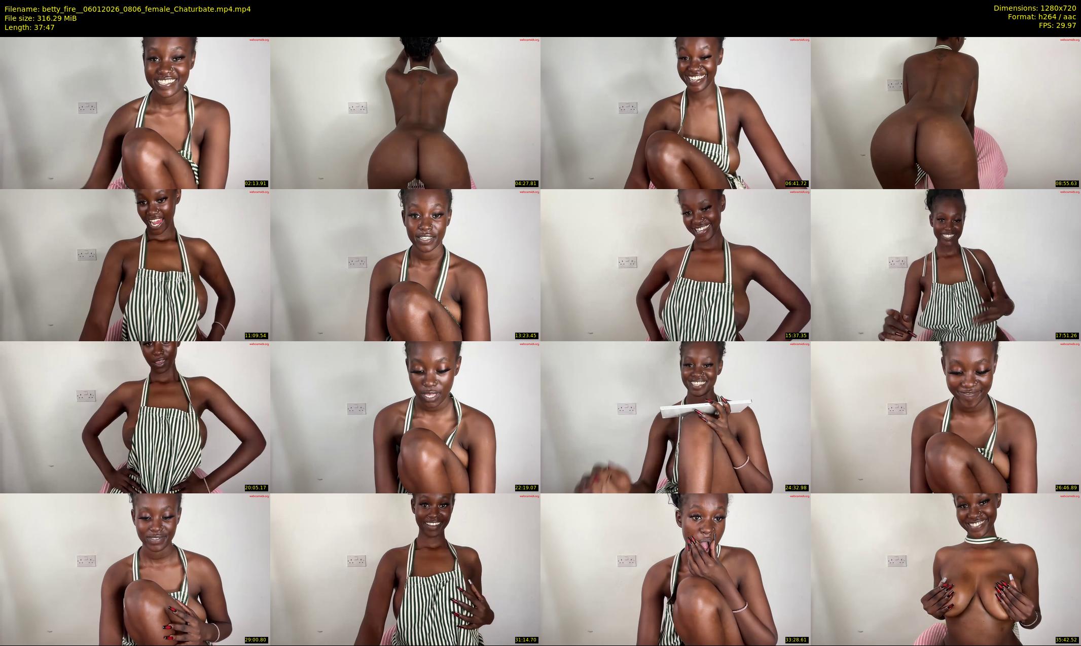 betty_fire_ — 38 minute Chaturbate female cam show recording, 720p, Jan 6, 2026
