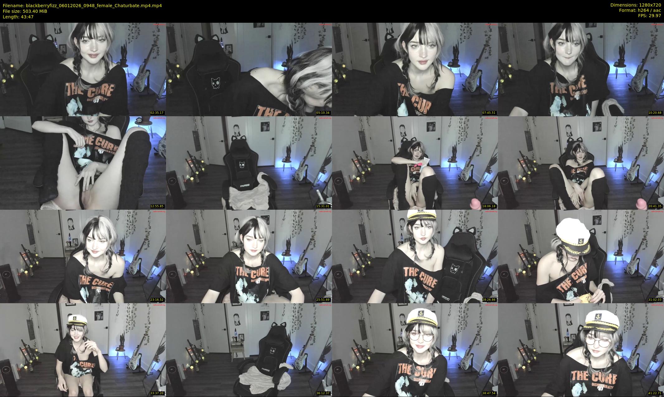 blackberryfizz — 44 minute Chaturbate female cam show recording, 720p, Jan 6, 2026