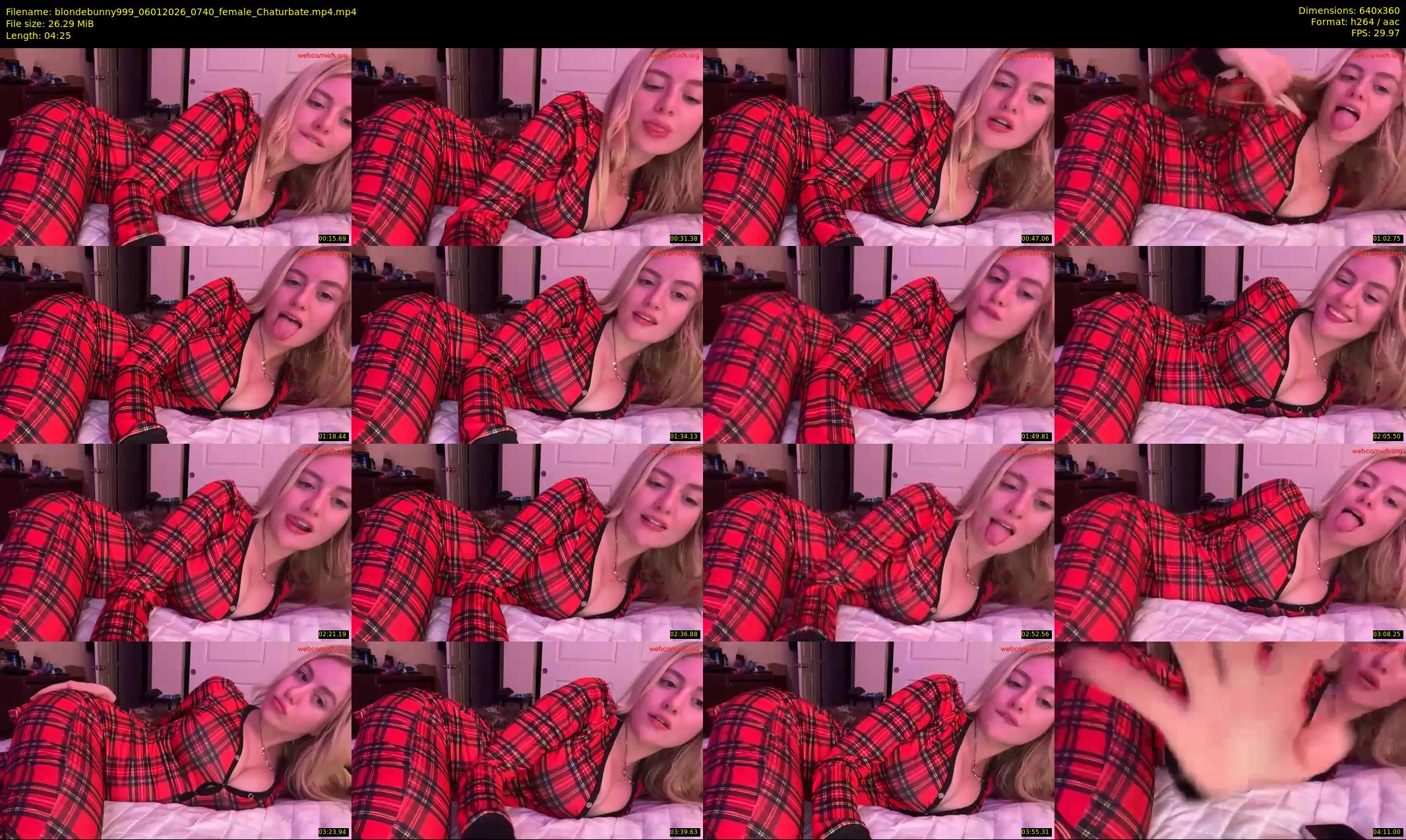blondebunny999 — 5 minute Chaturbate female cam show recording, 360p, Jan 6, 2026