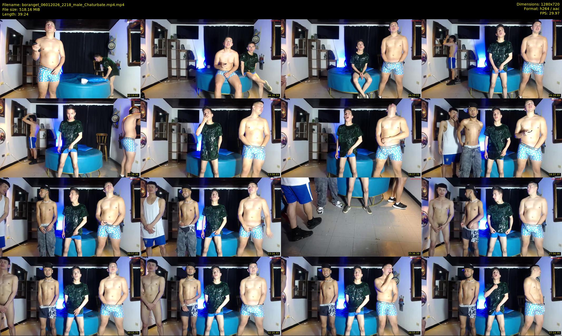 boranget — 40 minute Chaturbate male cam show recording, 720p, Jan 6, 2026