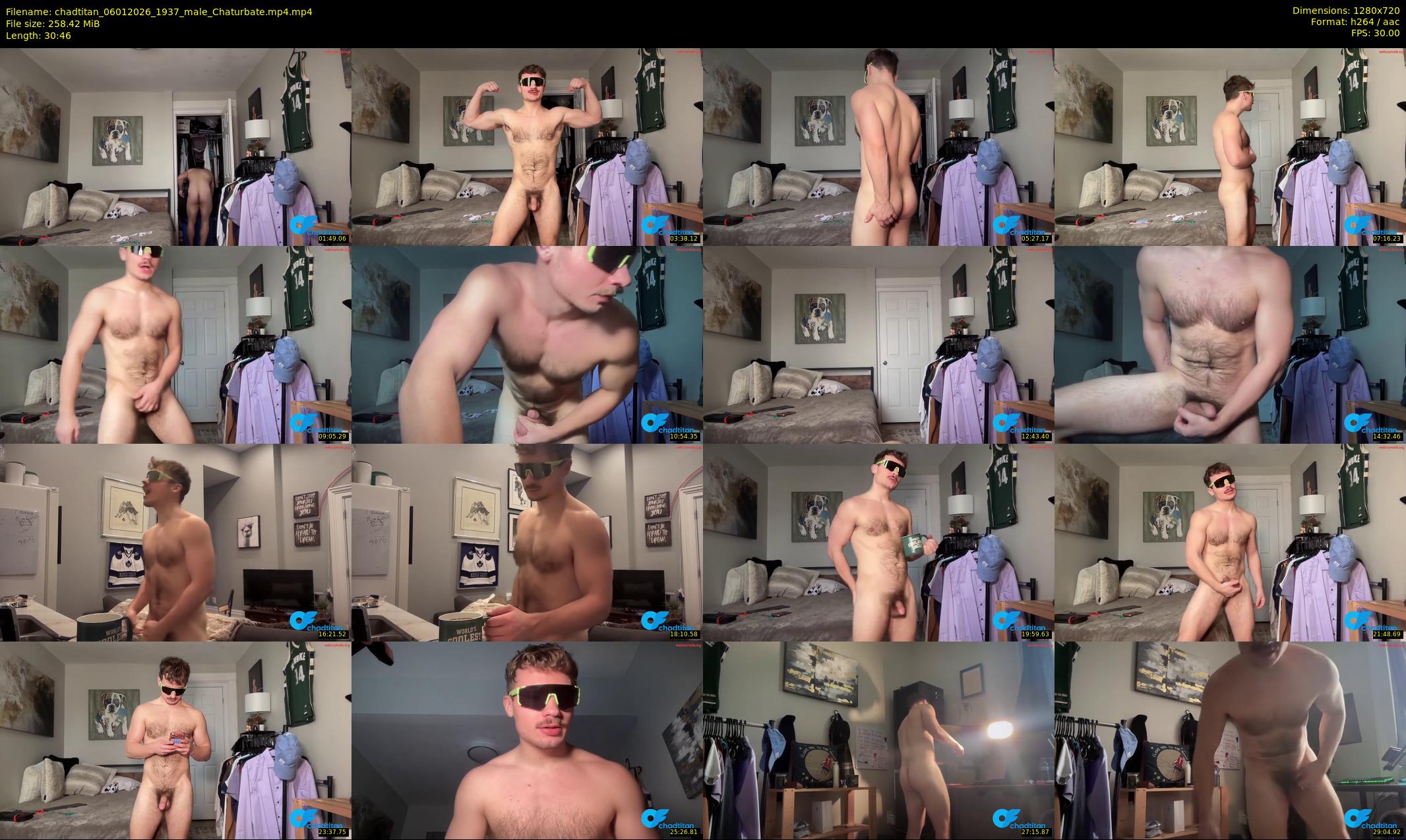 chadtitan — 31 minute Chaturbate male cam show recording, 720p, Jan 6, 2026