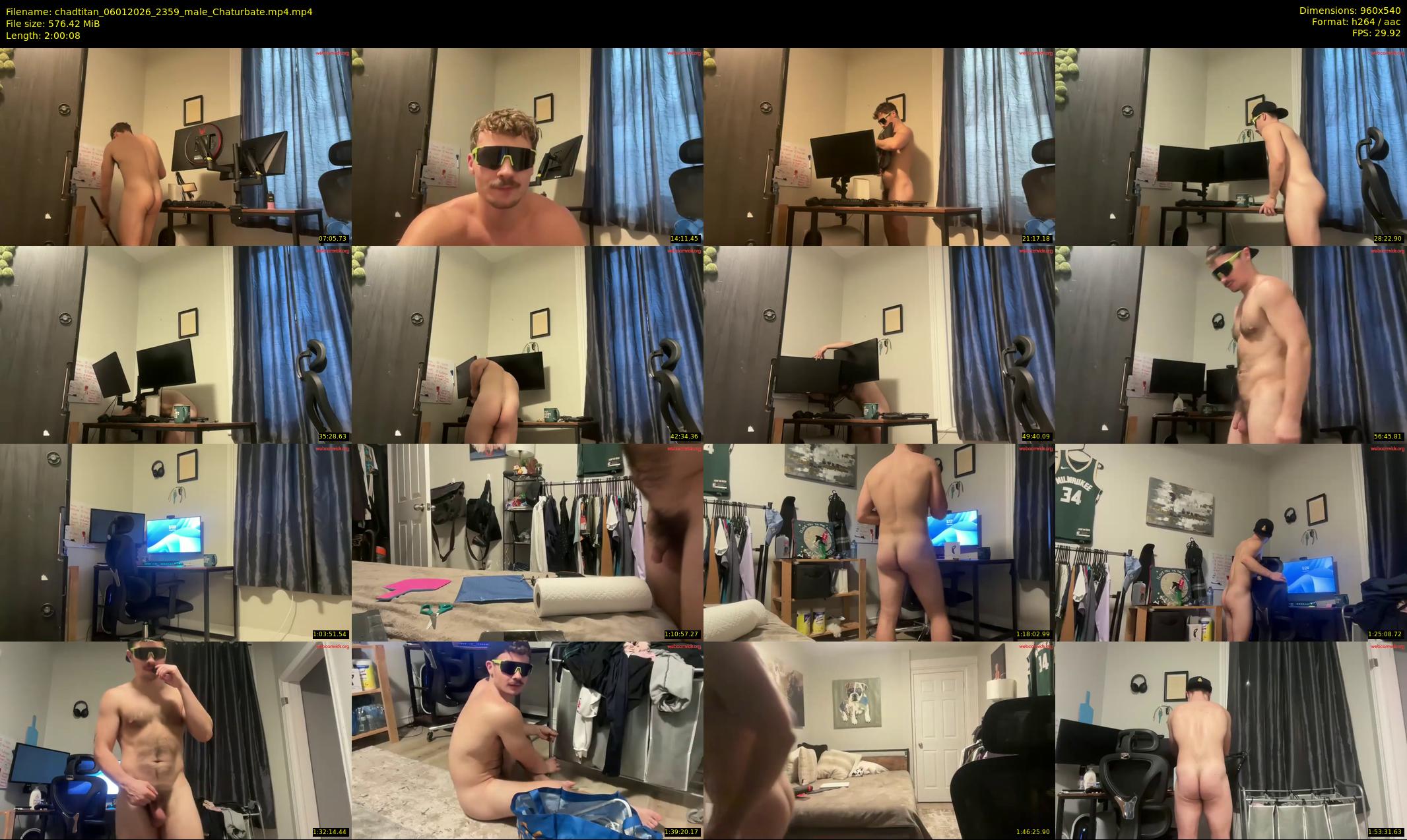 chadtitan — 121 minute Chaturbate male cam show recording, 480p, Jan 6, 2026