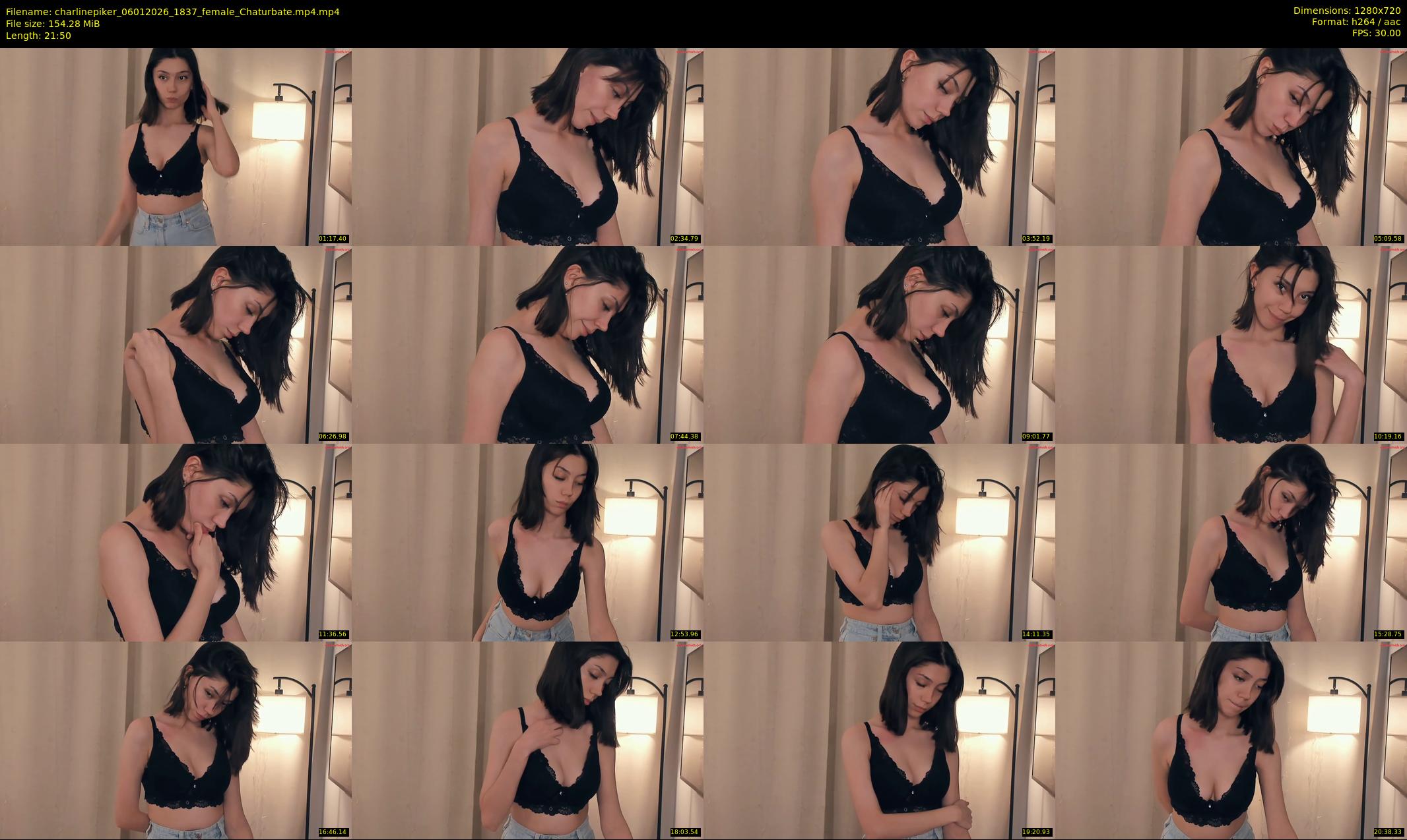 charlinepiker — 22 minute Chaturbate female cam show recording, 720p, Jan 6, 2026