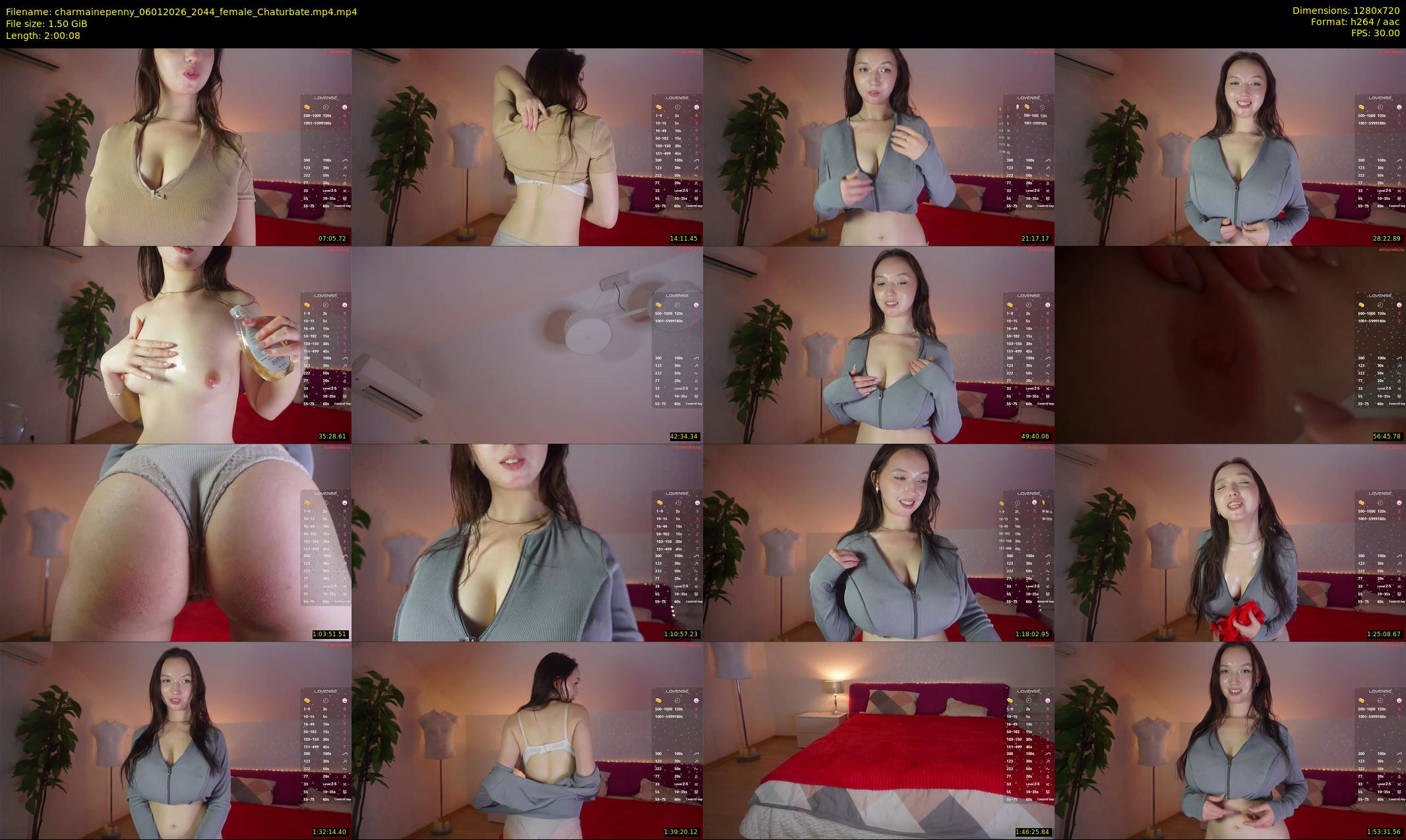 charmainepenny — 121 minute Chaturbate female cam show recording, 720p, Jan 6, 2026