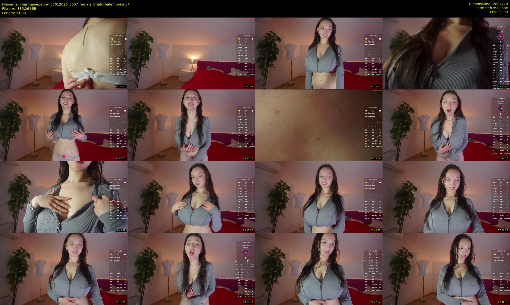 charmainepenny — 25 minute Chaturbate female cam show recording, 720p, Jan 7, 2026