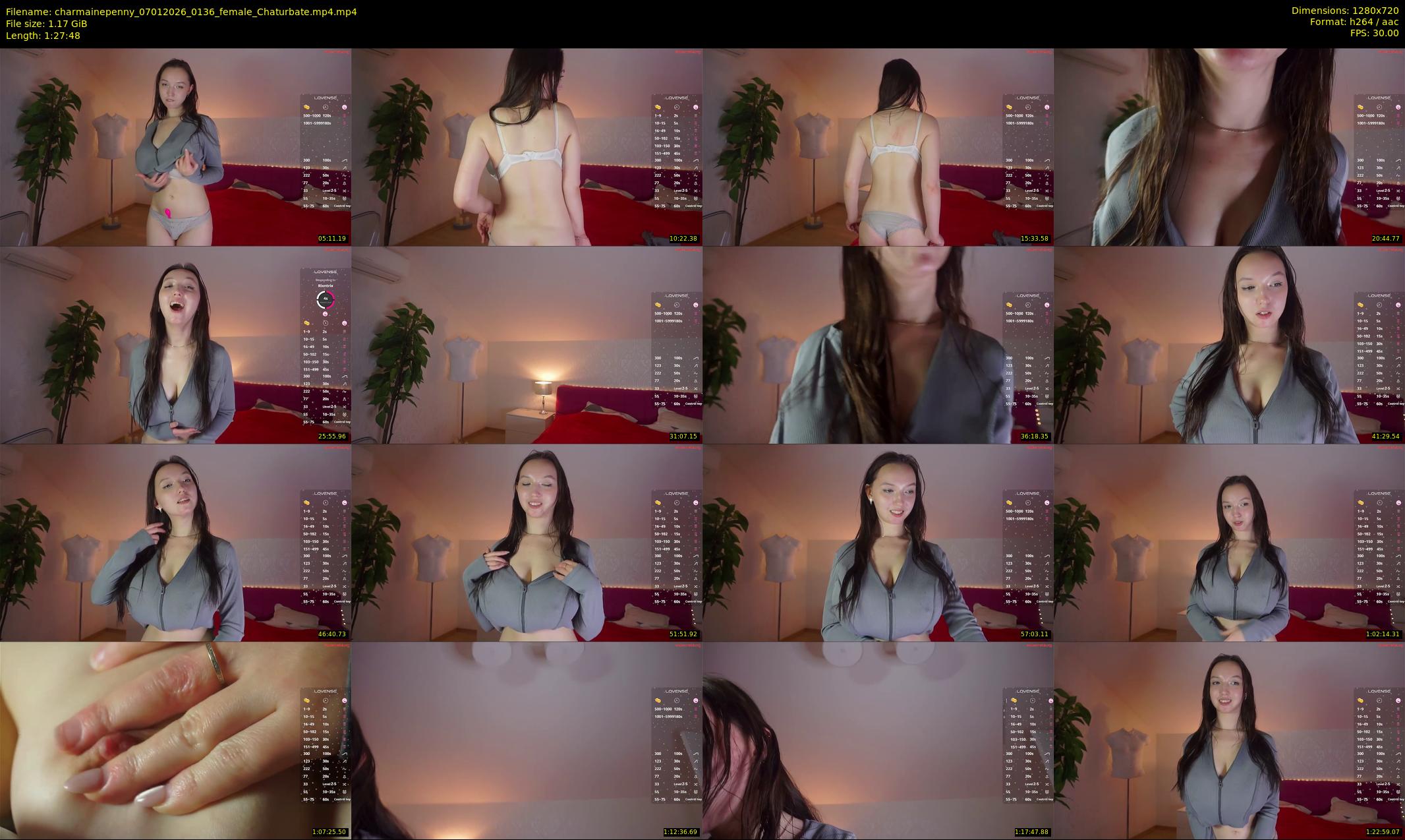 charmainepenny — 88 minute Chaturbate female cam show recording, 720p, Jan 7, 2026